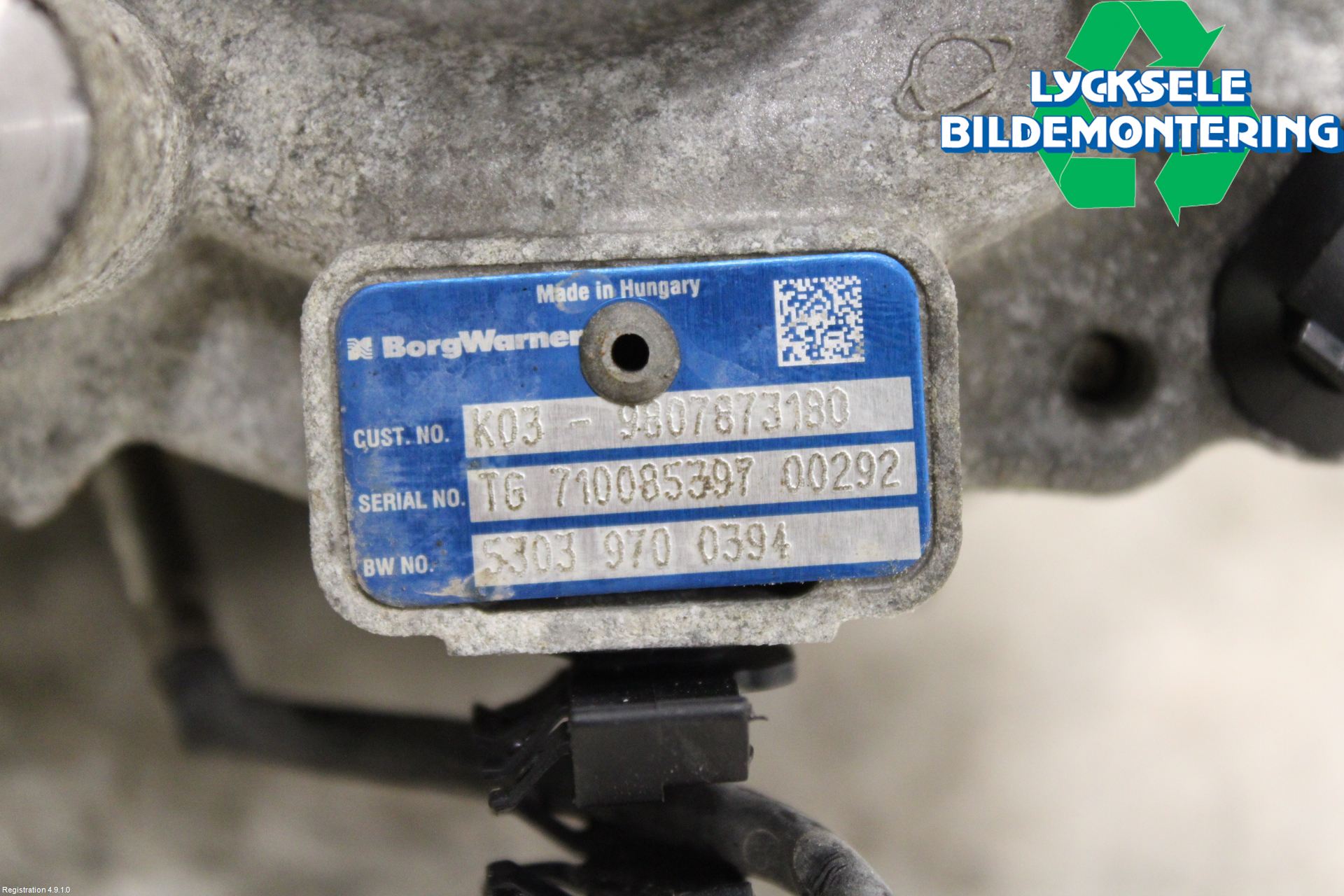 Peugeot EXPERT/E-EXPERT 17- Turboaggregat