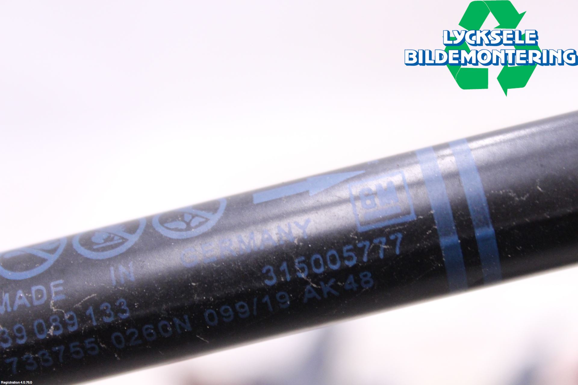 Opel CORSA E 15-19 Gasfjäder Baklucka