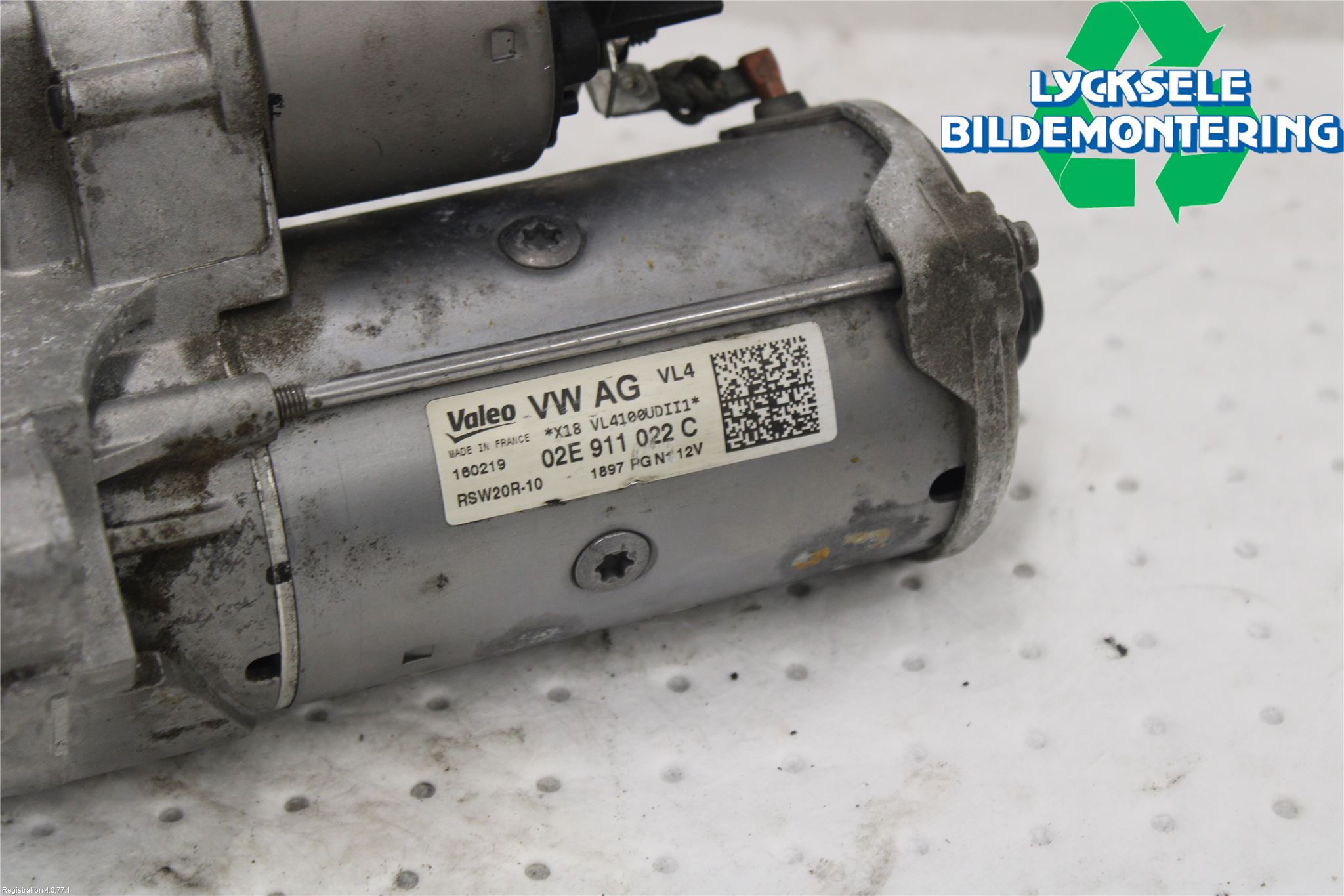 Volkswagen VW PASSAT 15-19 Startmotor Diesel