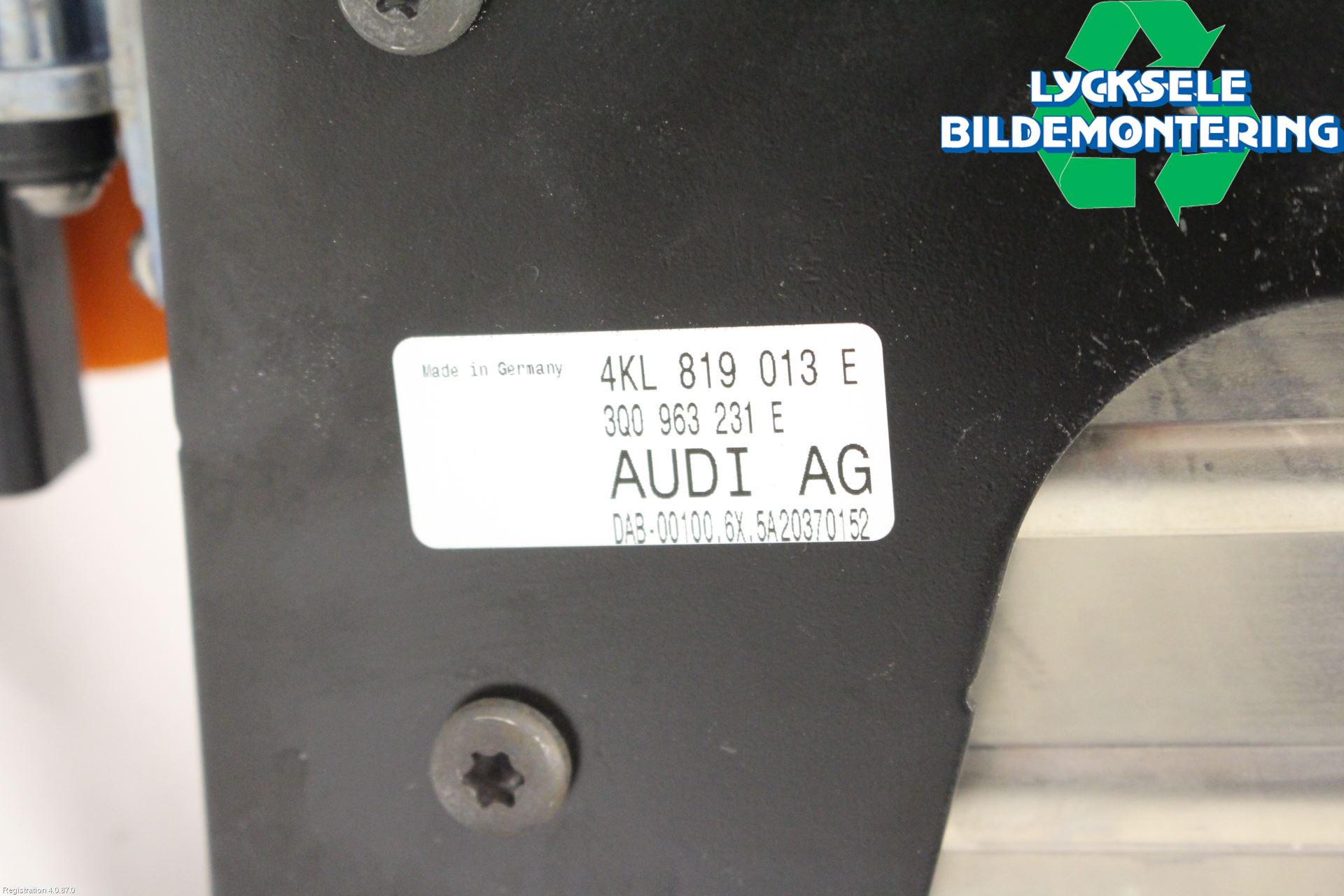 Audi E-TRON, S GE 19- Motorvärmare Värmekropp