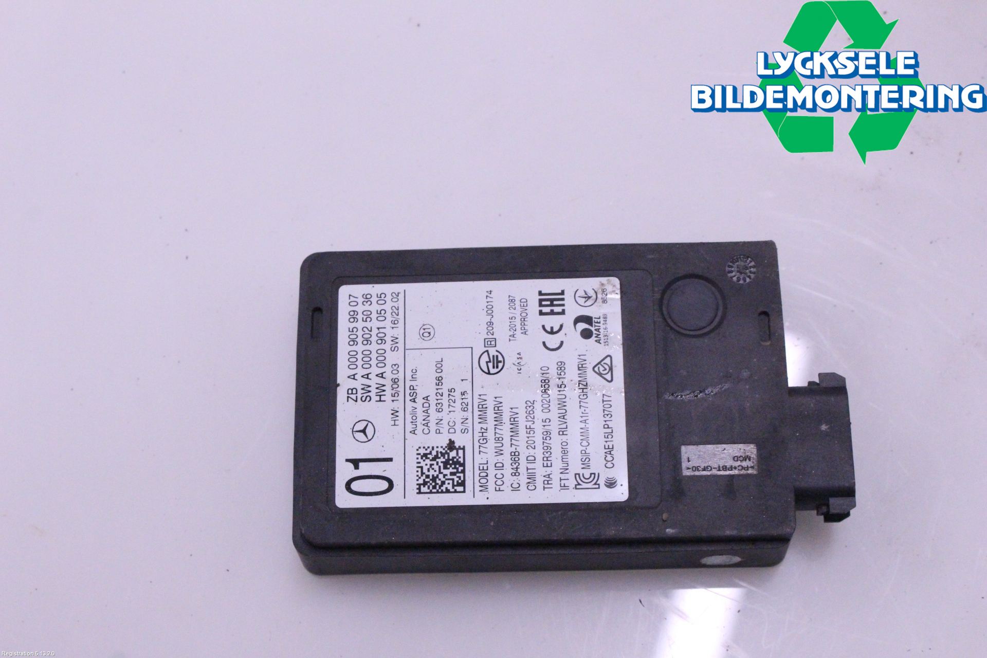 Mercedes-Benz MB E-KLASS (W213) 16-23 Sensor Aktivt Kollisionsskydd