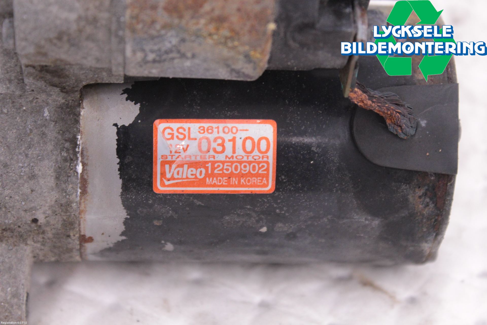Hyundai i20 PB 09-14 Startmotor