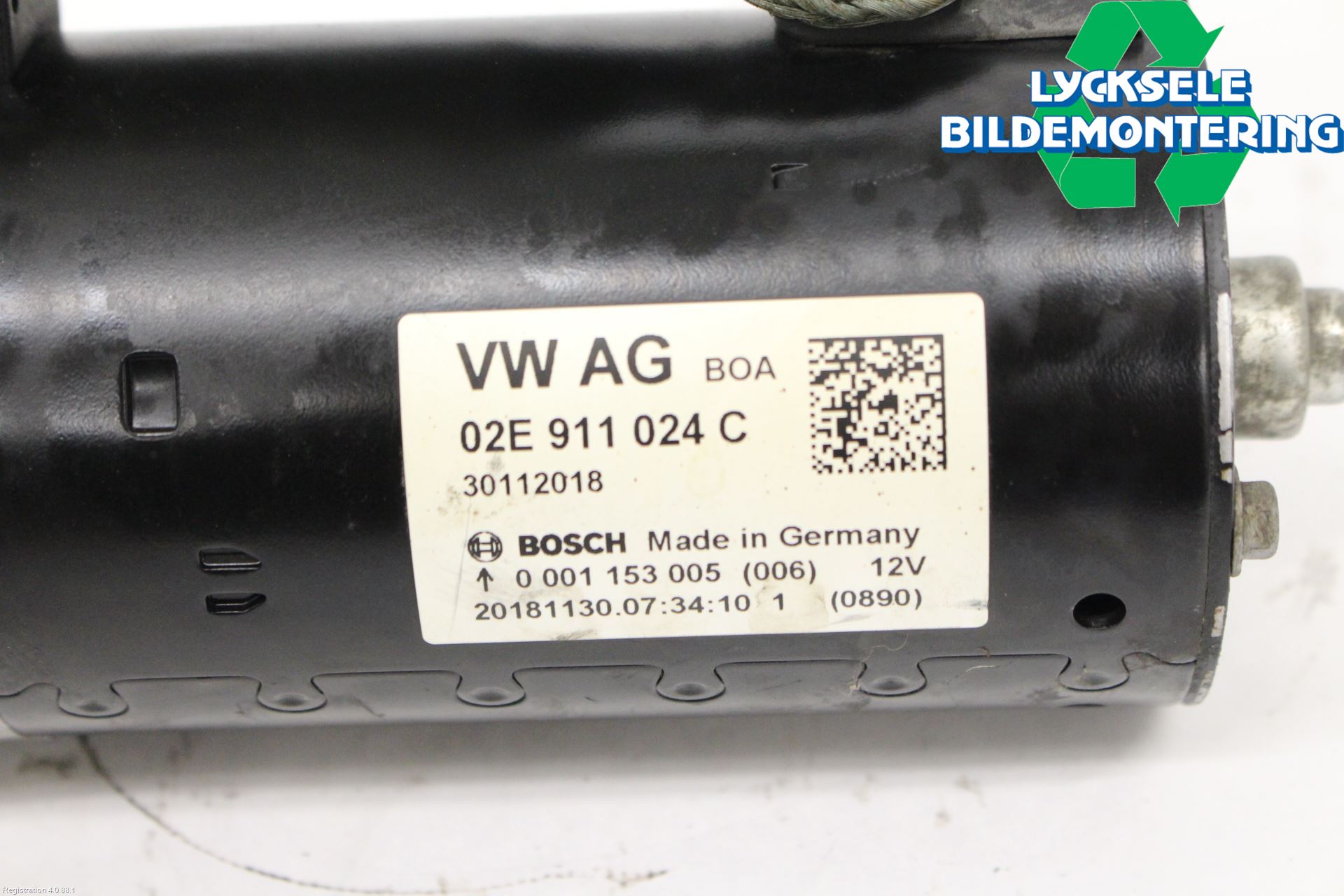 Volkswagen VW TRANSP/CARAVELLE (T6) 16-22 Startmotor Diesel