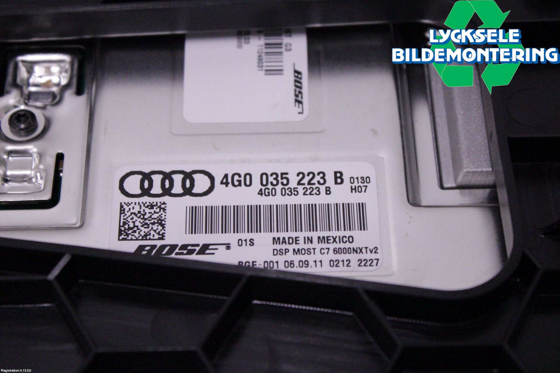 Audi A6/S6 4G 11-18 Radio-Stereo Förstärkare