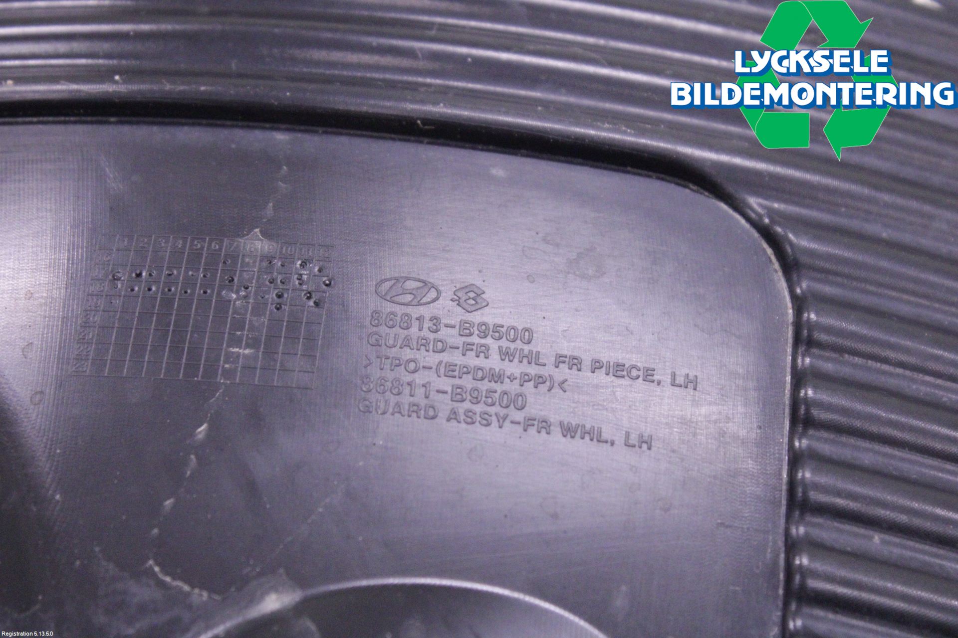 Hyundai i10 BA 17-20 Skärm Inner