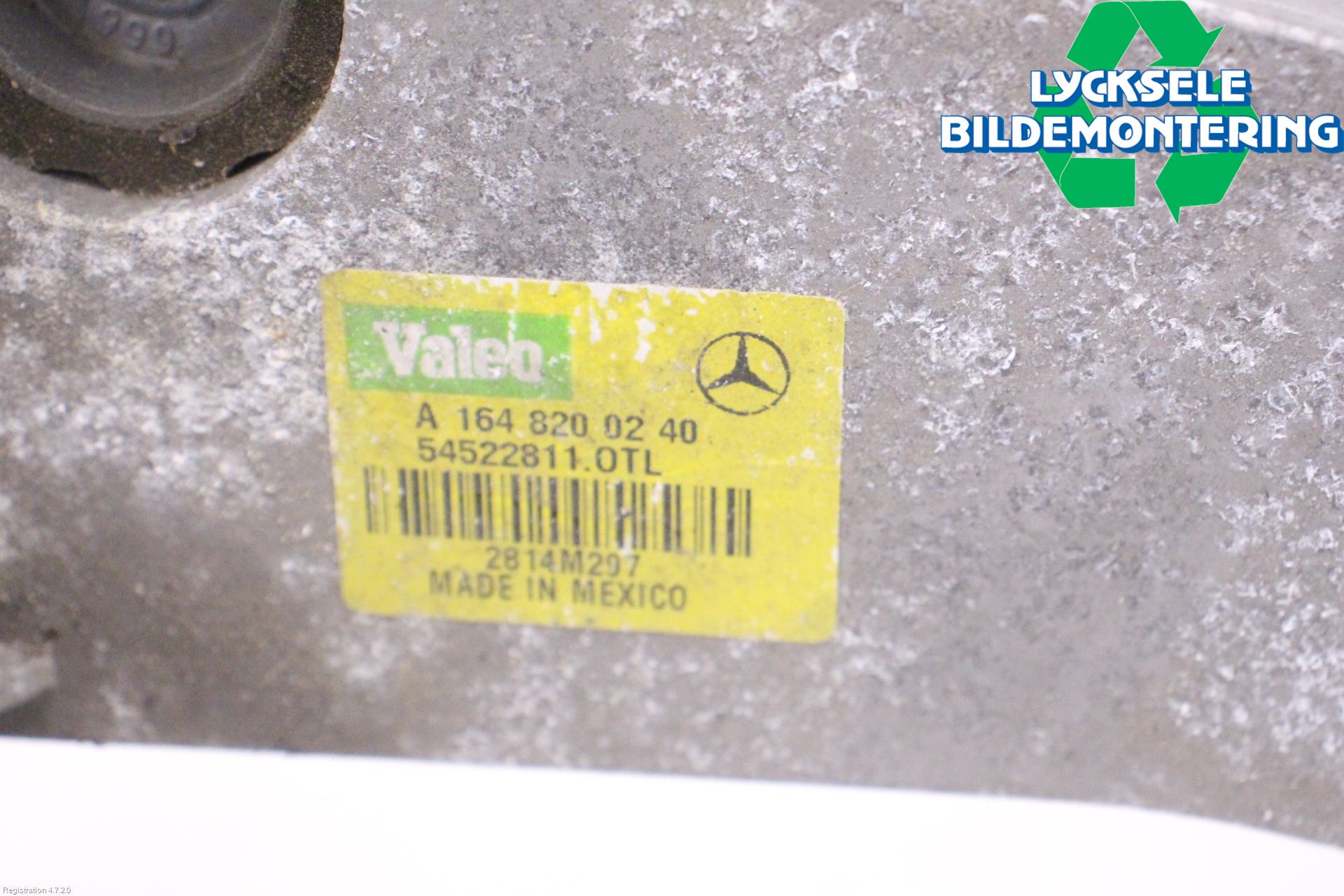 Mercedes-Benz MB ML (W164) 05-11 Torkarmekanism Vindruta