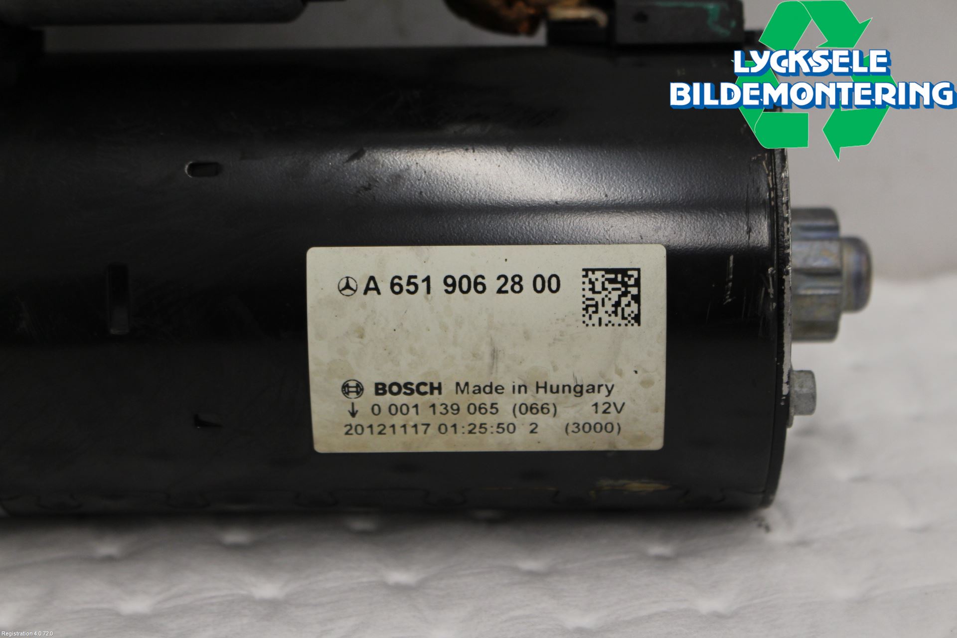 Mercedes-Benz MB GLK-KLASS (X204) 08-16 Startmotor Diesel