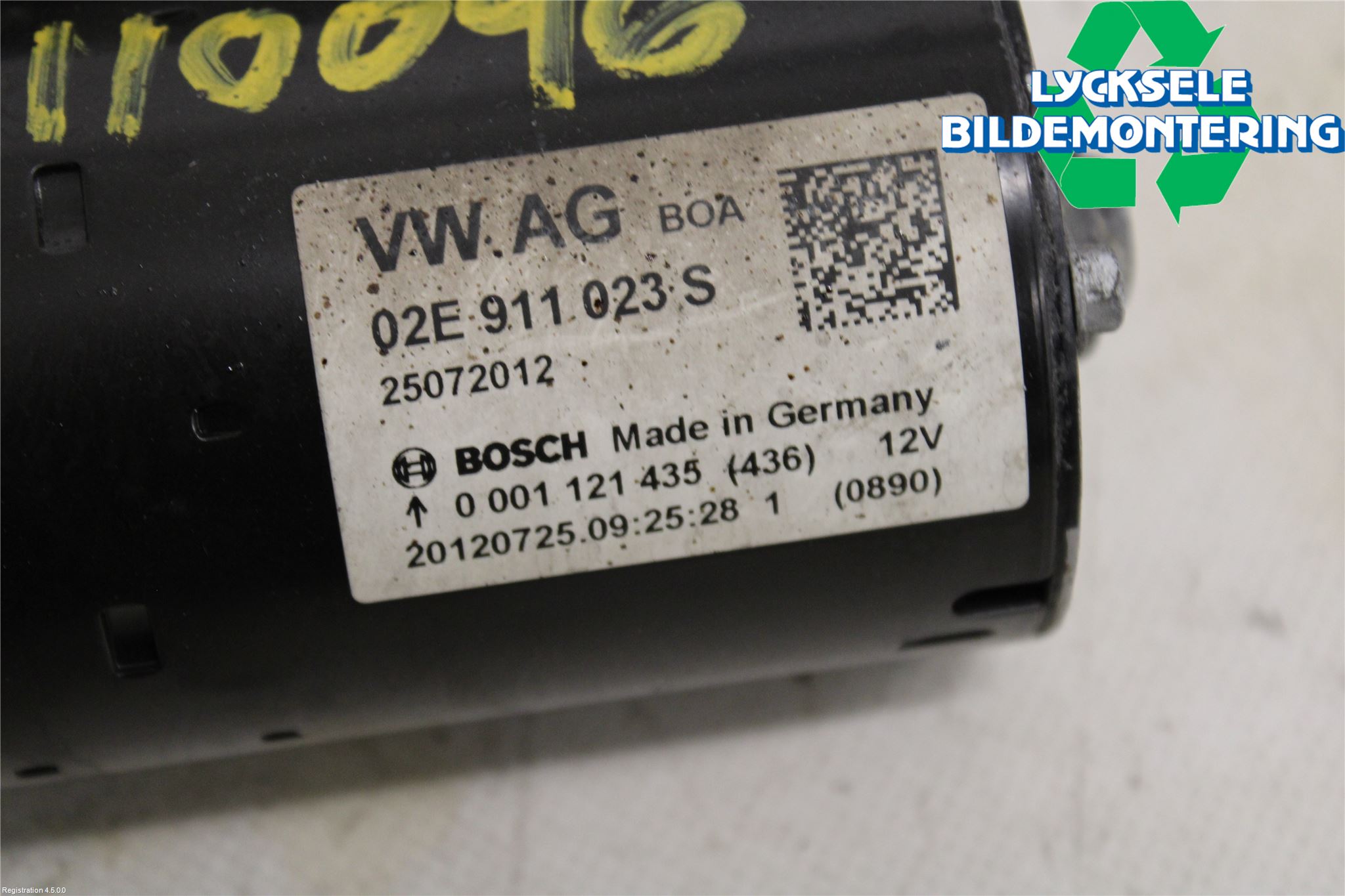 Volkswagen VW TIGUAN 07-16 Startmotor