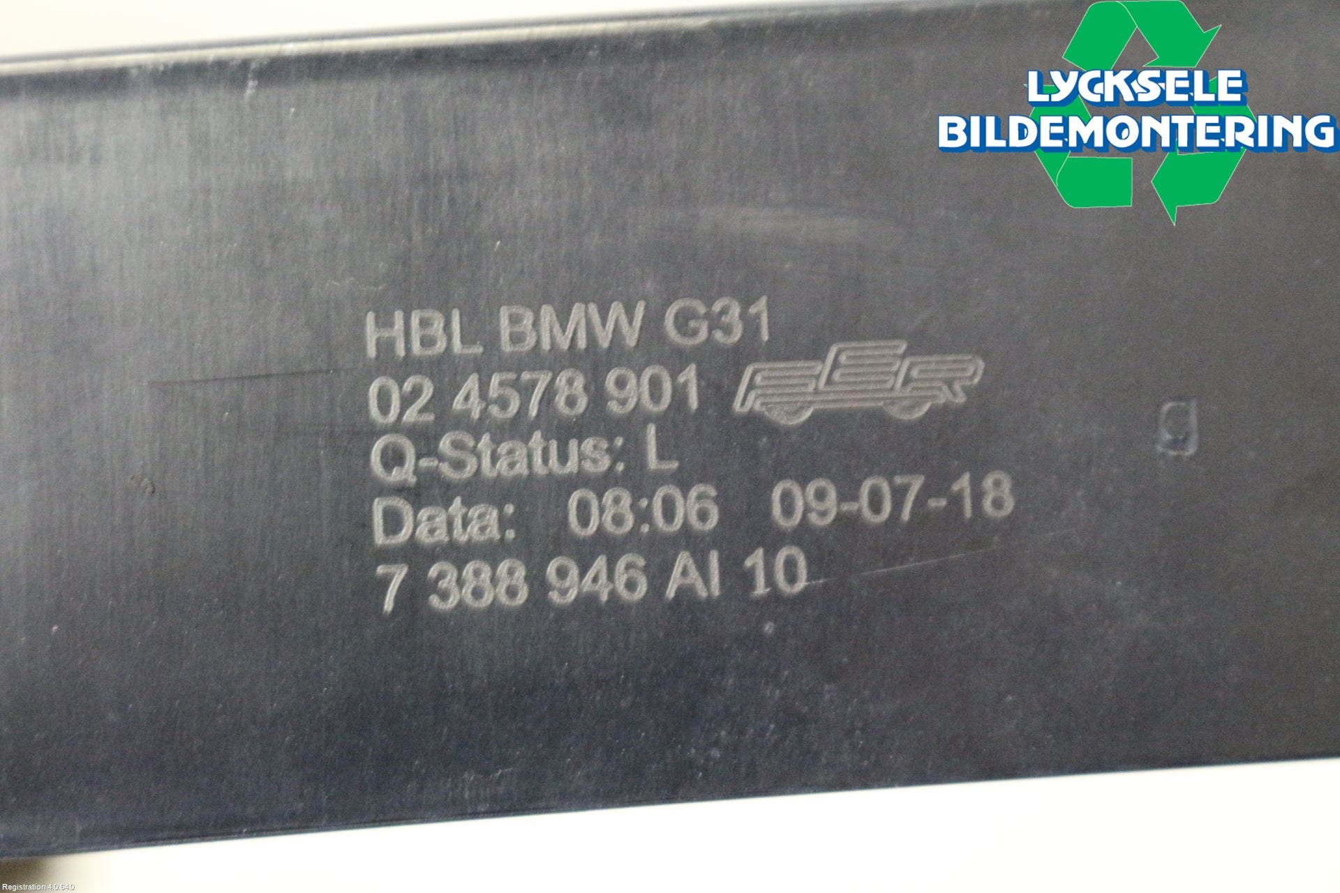 BMW 5 G30/G31/F90 17-23 Bromsljus Bakruta