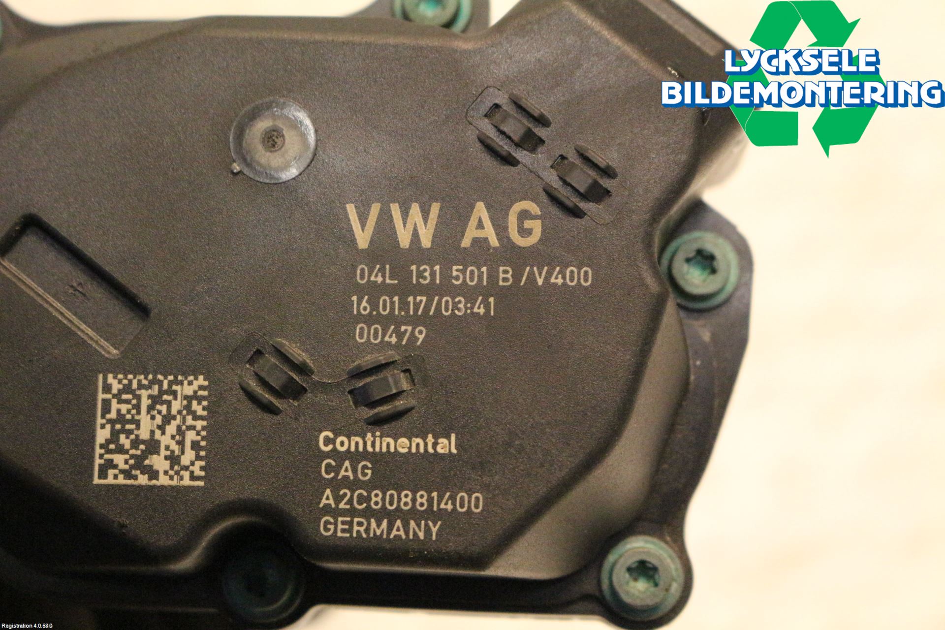 Audi A6/S6 4G 11-18 Egr Styrventil