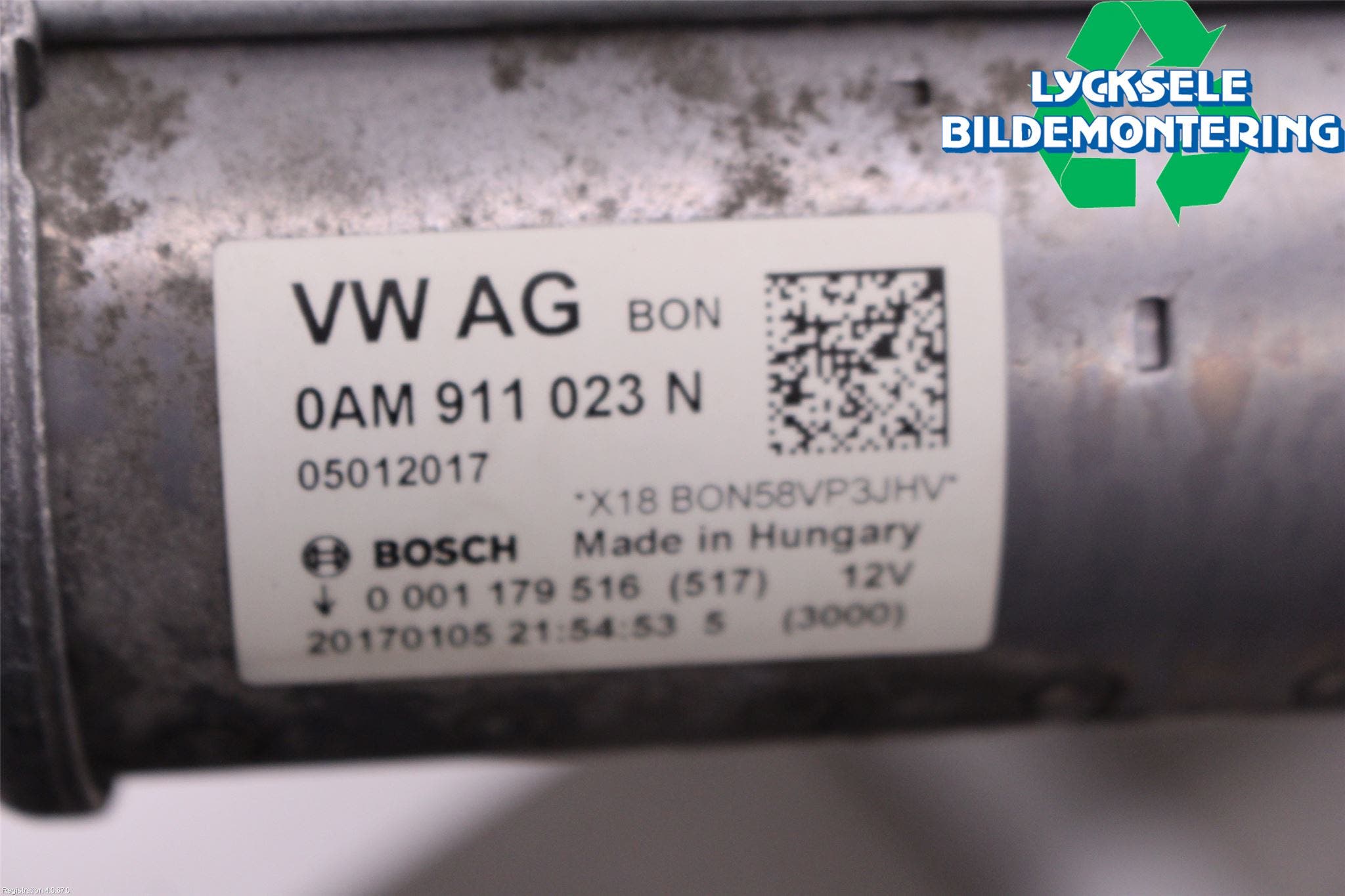 Volkswagen VW GOLF / E-GOLF VII 13-20 Startmotor