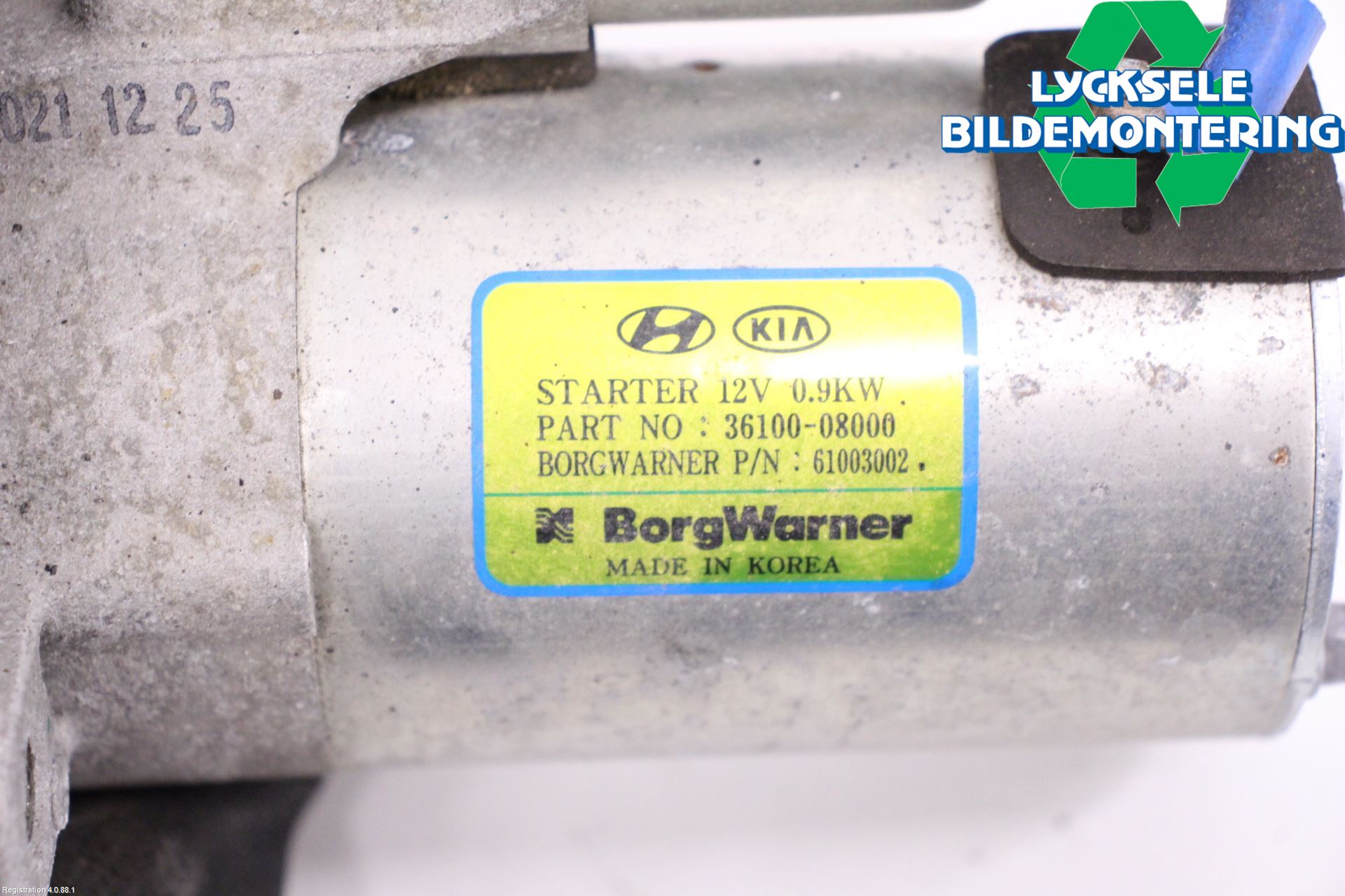 Hyundai i20 BC 21- Startmotor