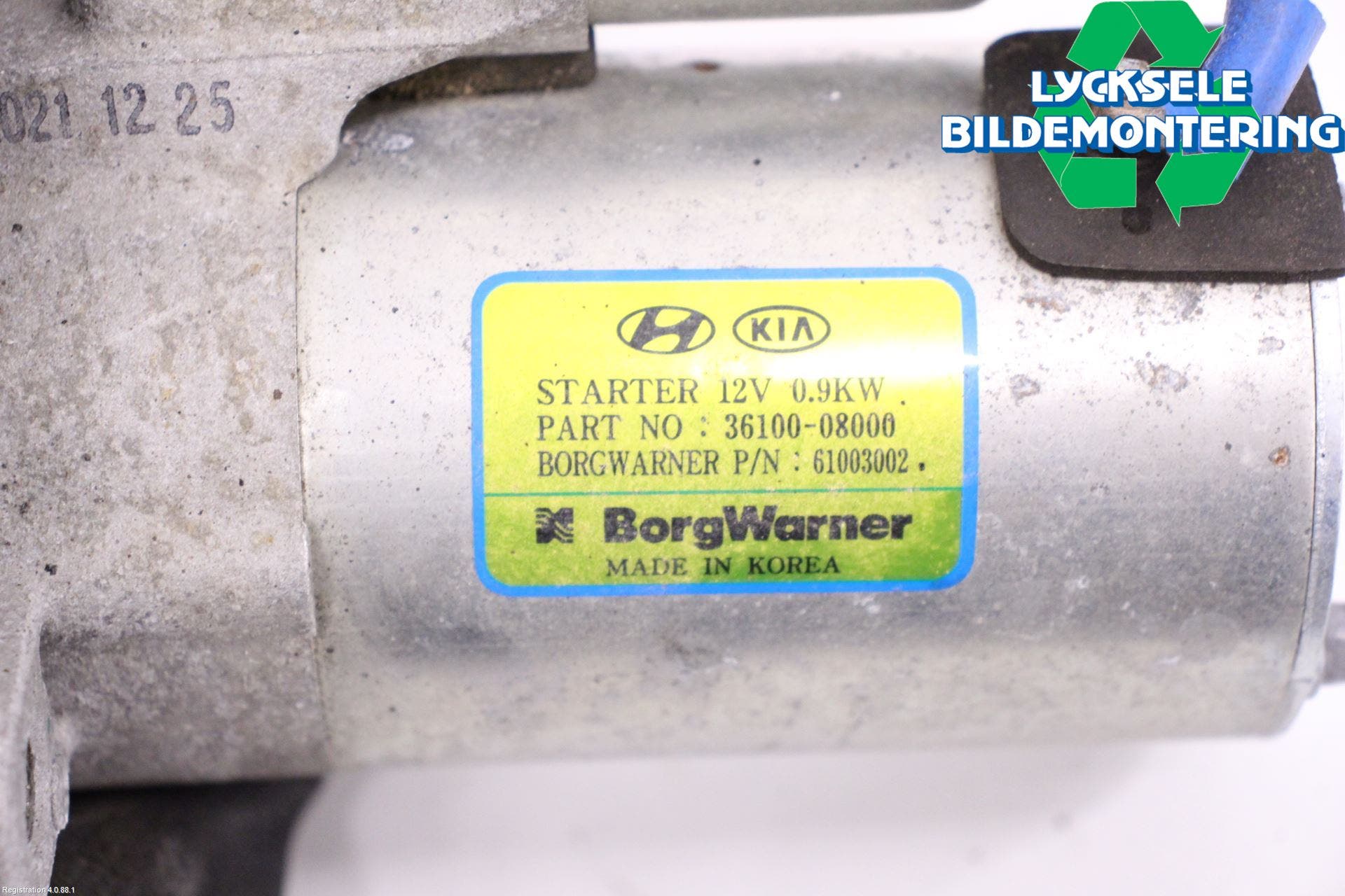 Hyundai i20 BC 21- Startmotor