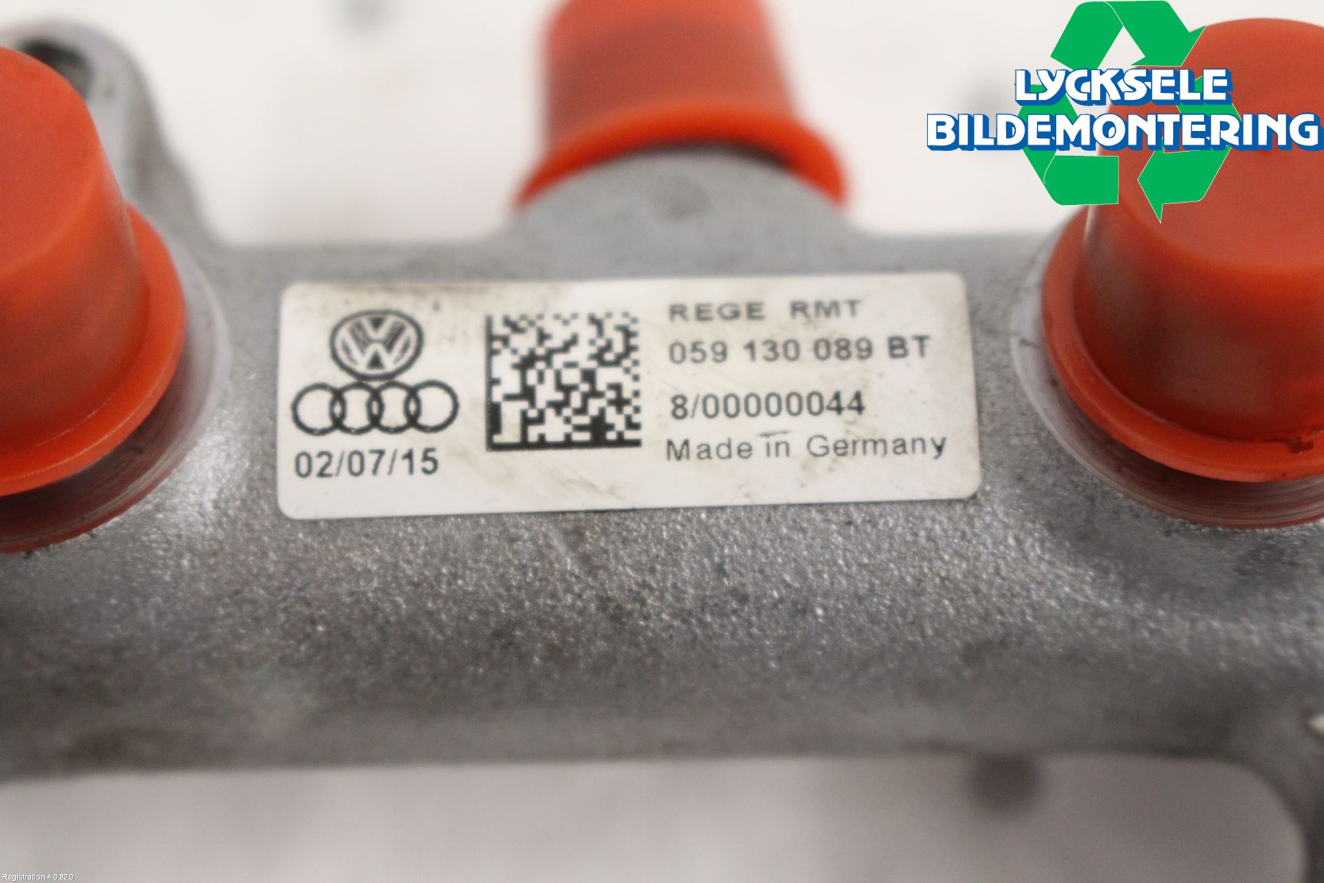 Volkswagen VW TOUAREG 7P 11-18 Inj. Fuelrail
