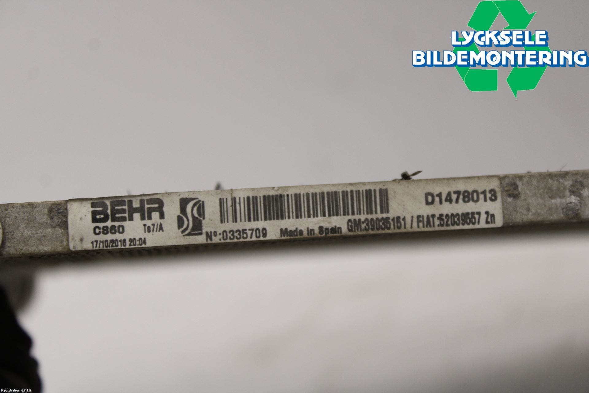 Opel CORSA E 15-19 Ac Kondensor-Kylare