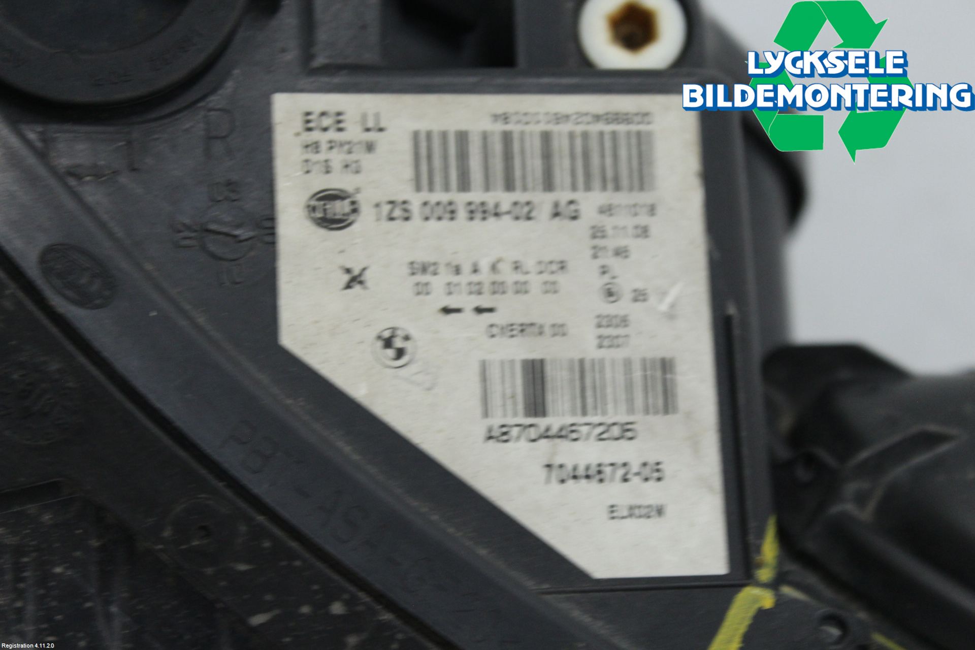BMW 5 E60/61 Sed/Tou 02-10 Strålkastare Höger