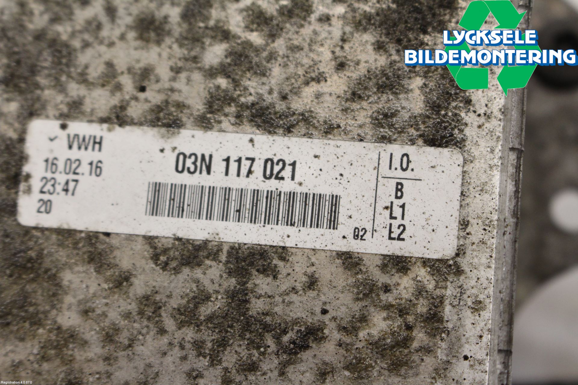 Volkswagen VW CADDY 16-20 Oljefilterhållare