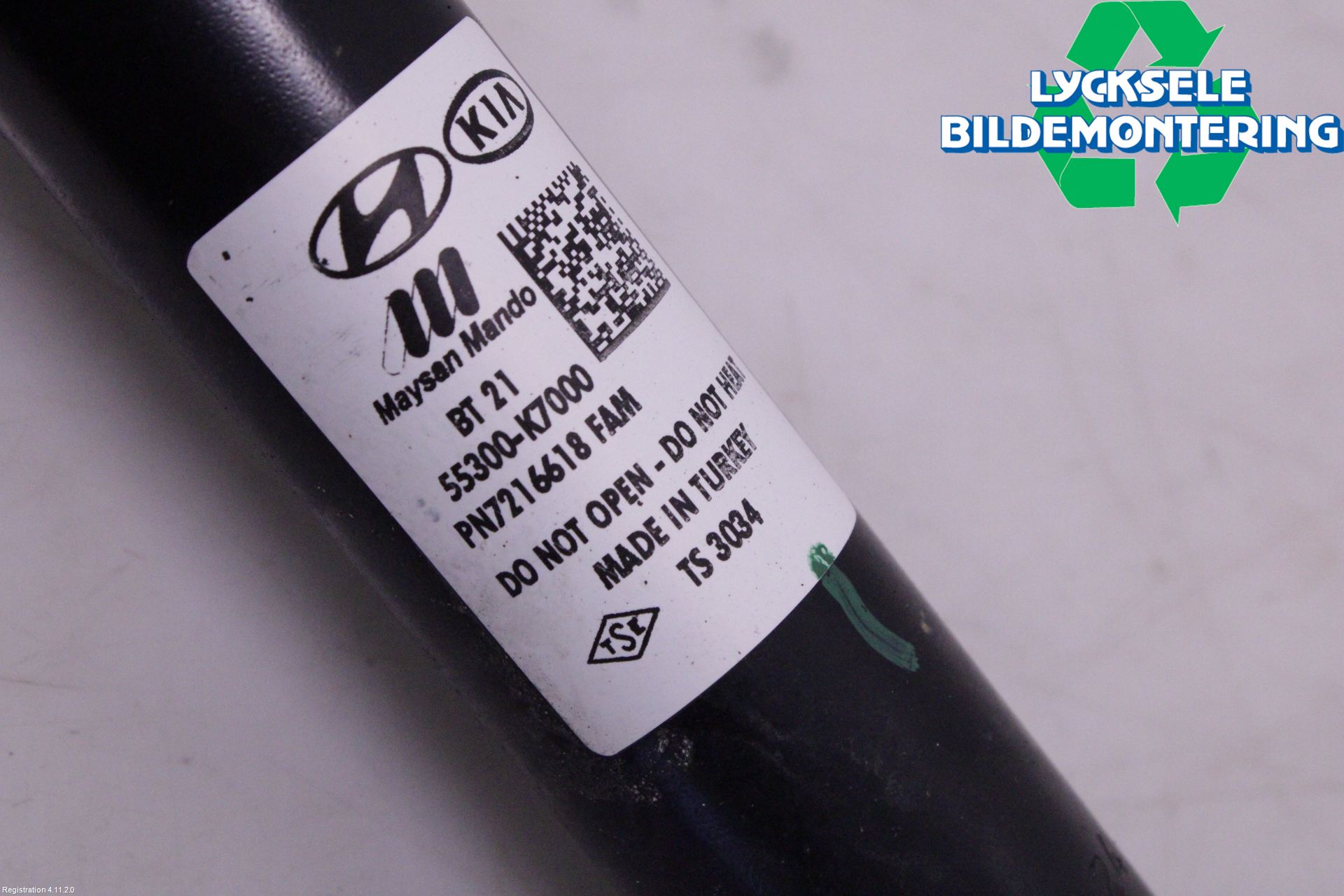 Hyundai i10 LA 20- Stötdämpare Bak