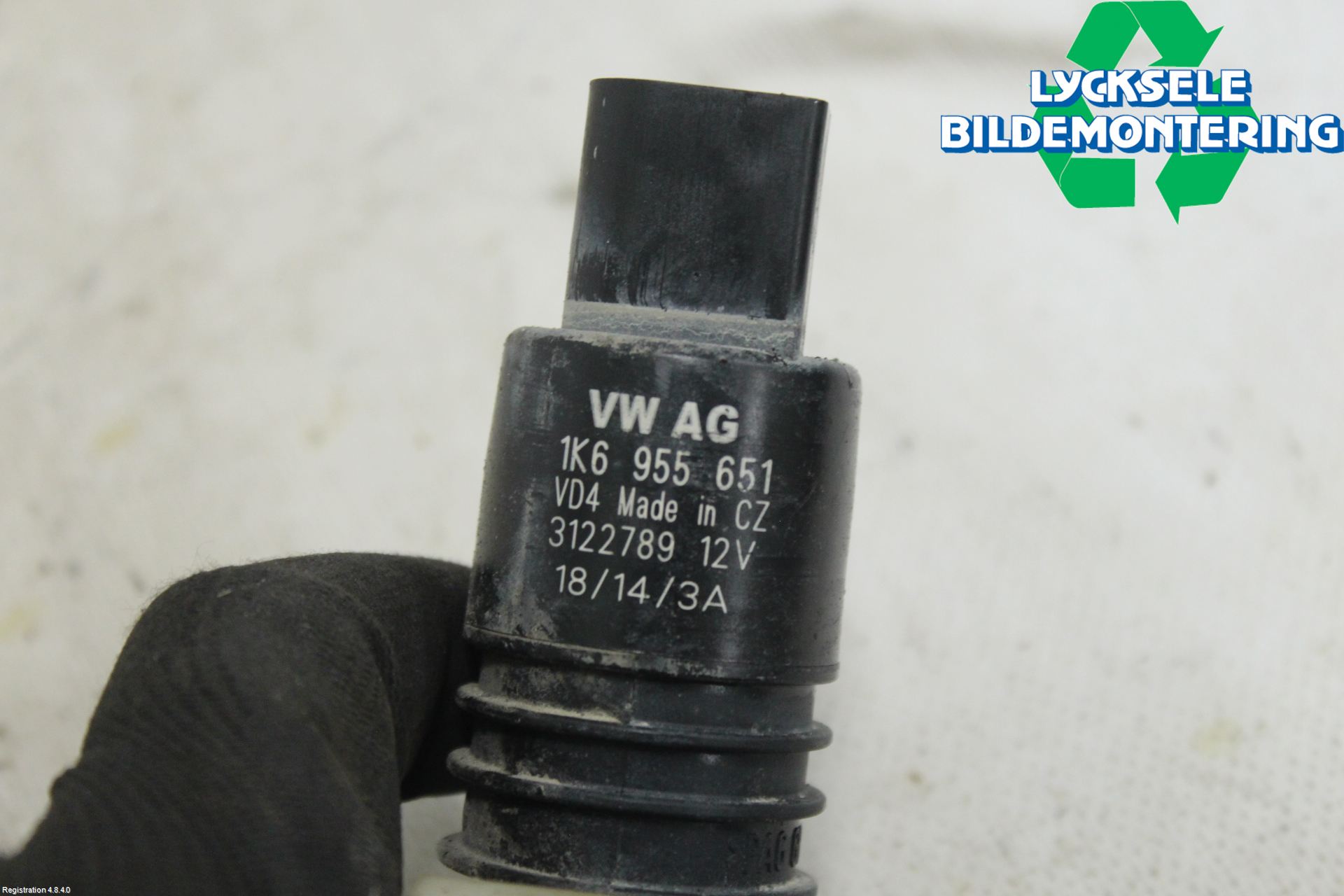 Volkswagen VW PASSAT 15-19 Spolarpump Vindruta