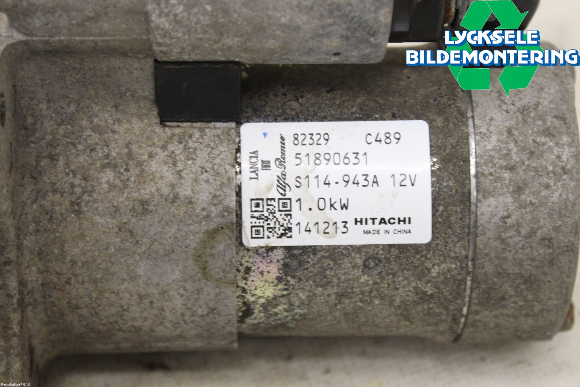 Fiat 500 07- Startmotor