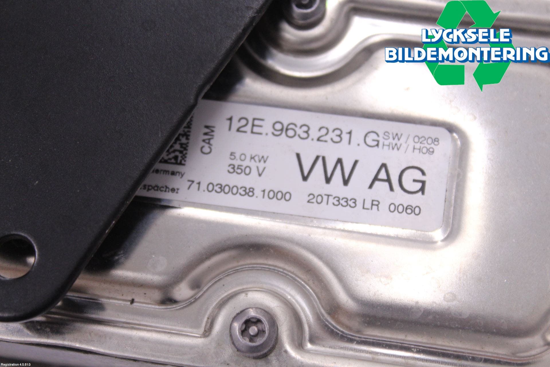 Volkswagen VW TOUAREG CR 18- Bensinvärmare