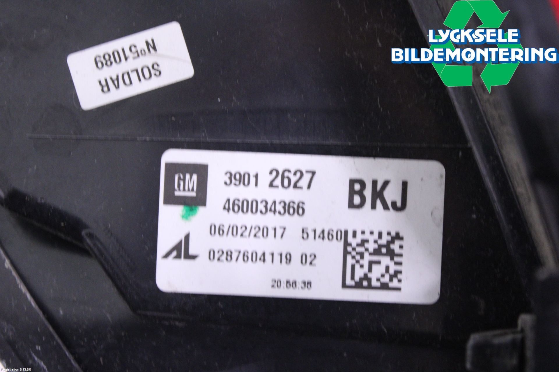 Opel CORSA E 15-19 Bakljus Vänster