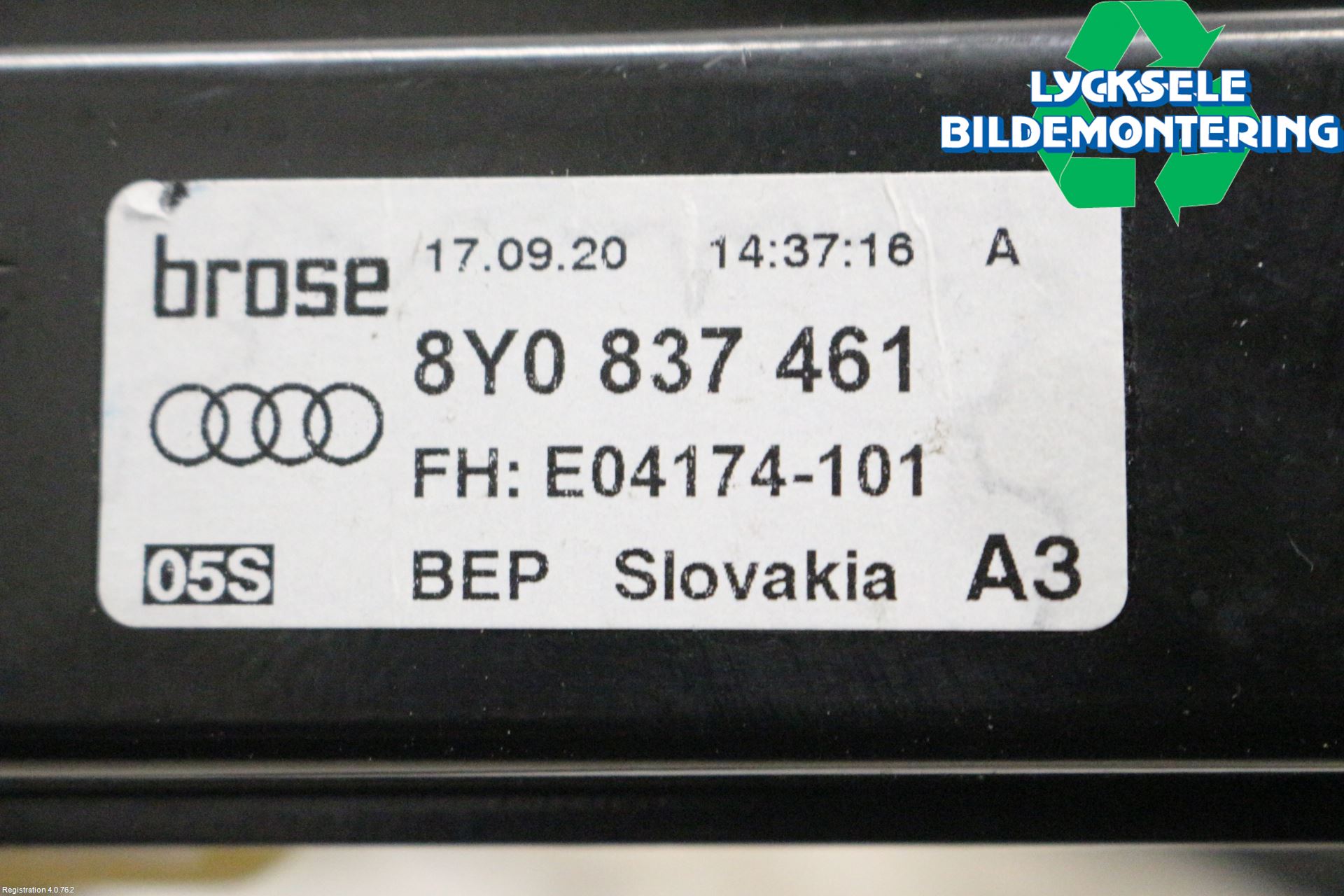 Audi A3/S3 8Y 21- Fönsterhissmekanism