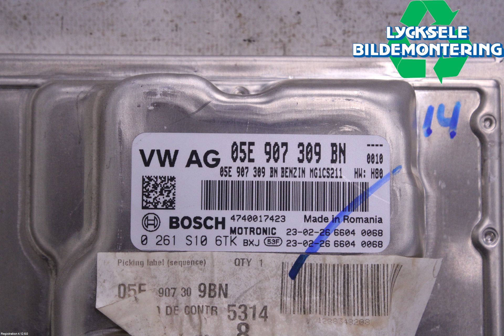 Volkswagen VW TIGUAN 16-24 Styrenhet Insprut Bensin