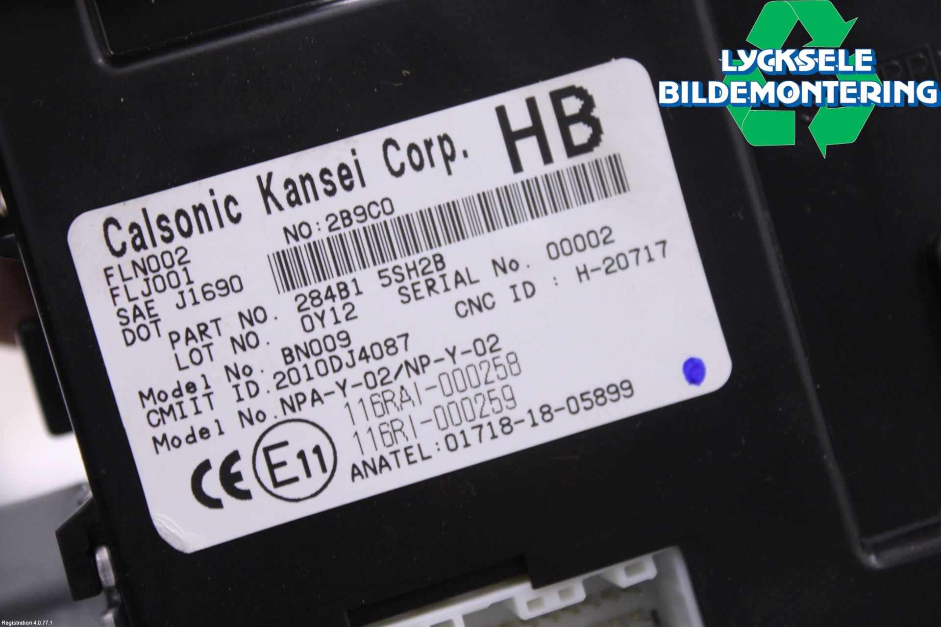 Nissan LEAF 18- Styrenhet Övrigt