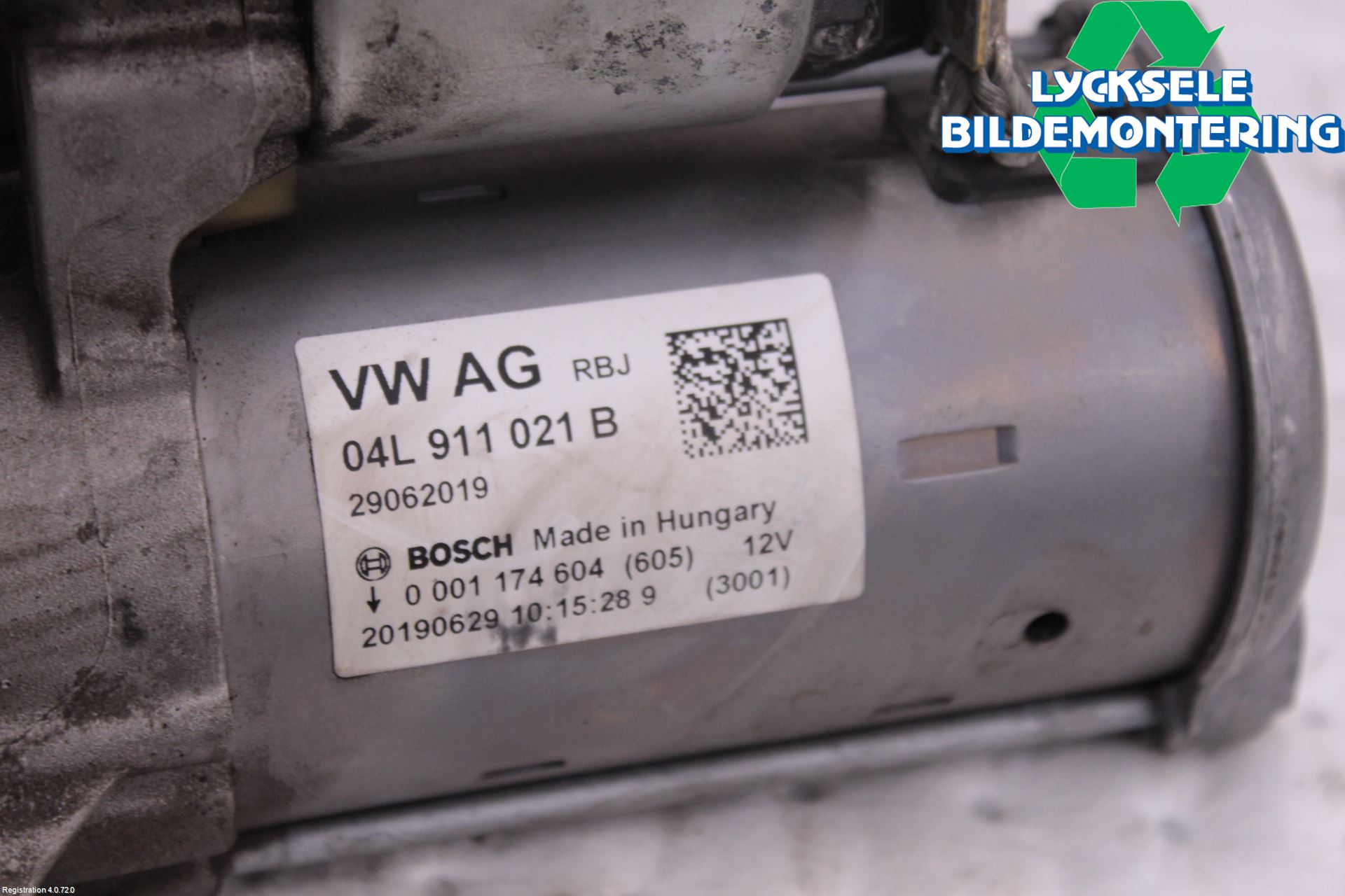 Audi A4/S4 B9 20- Startmotor Diesel