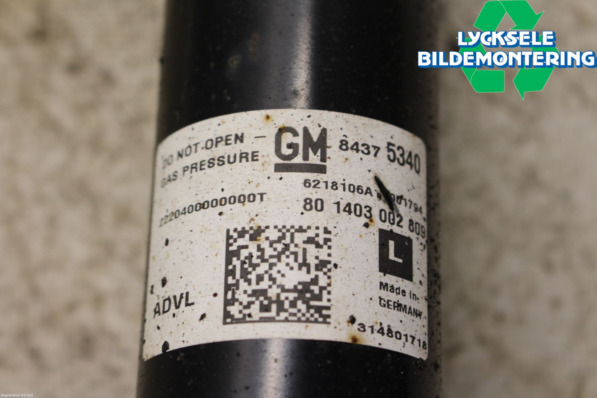 Opel INSIGNIA 17- Stötdämpare Bak