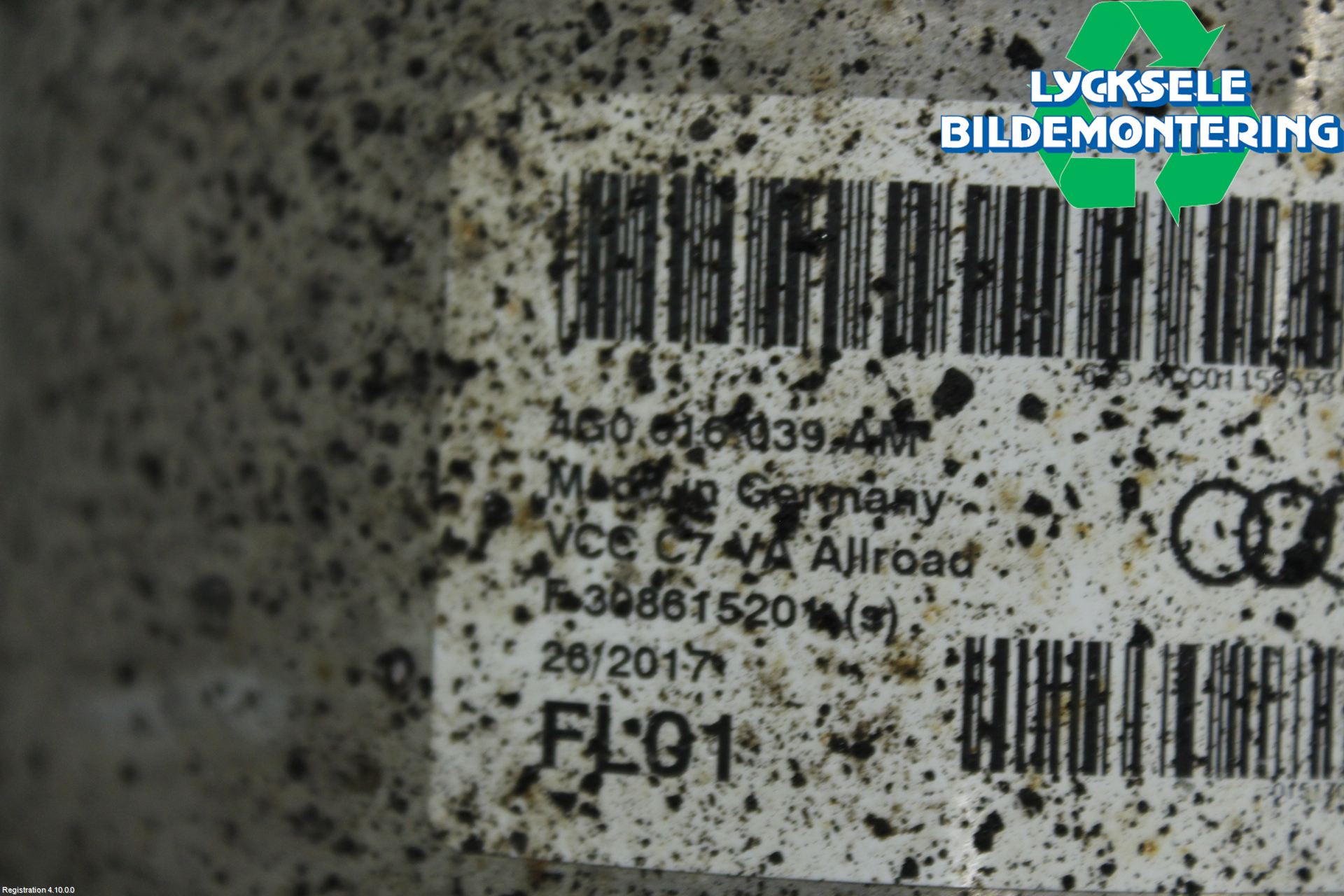 Audi A6 ALLROAD 12-18 Fjäderben Fram Vänster