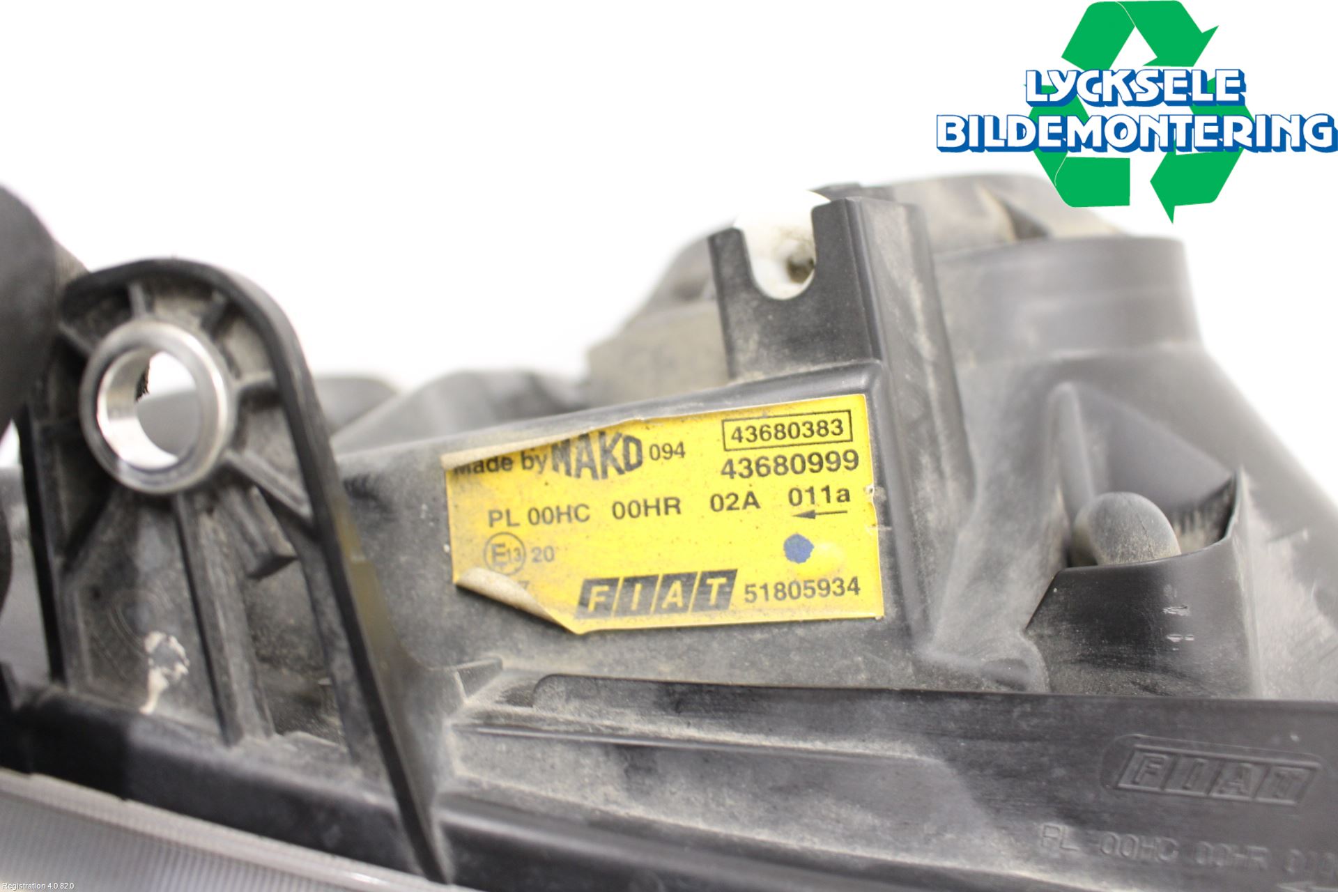 Fiat DOBLO CARGO Strålkastare Höger