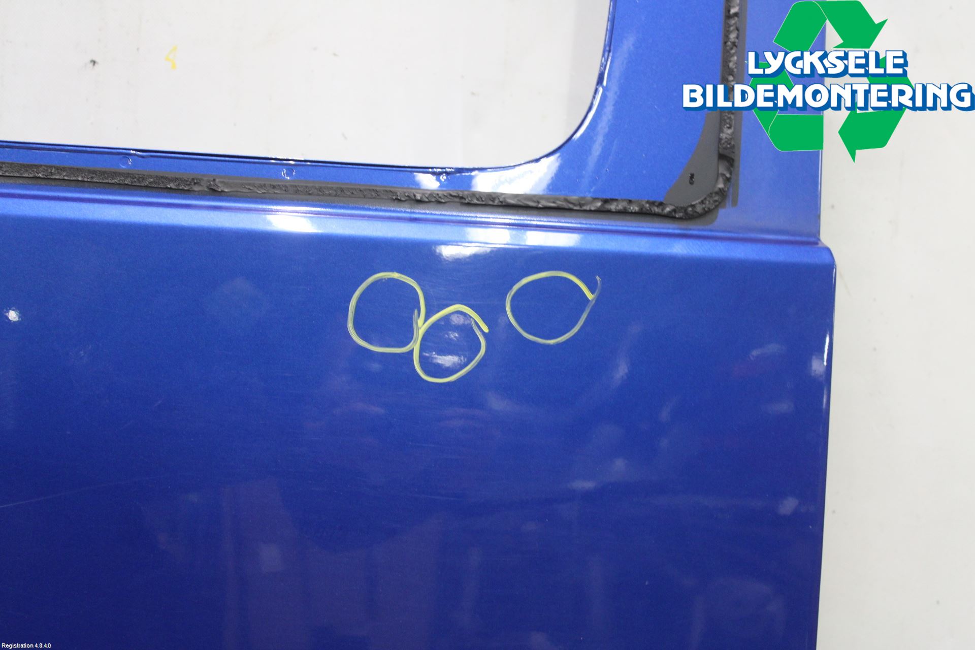 Volkswagen VW CADDY 11-15 Dörr Sido-Skjutdörr Vä