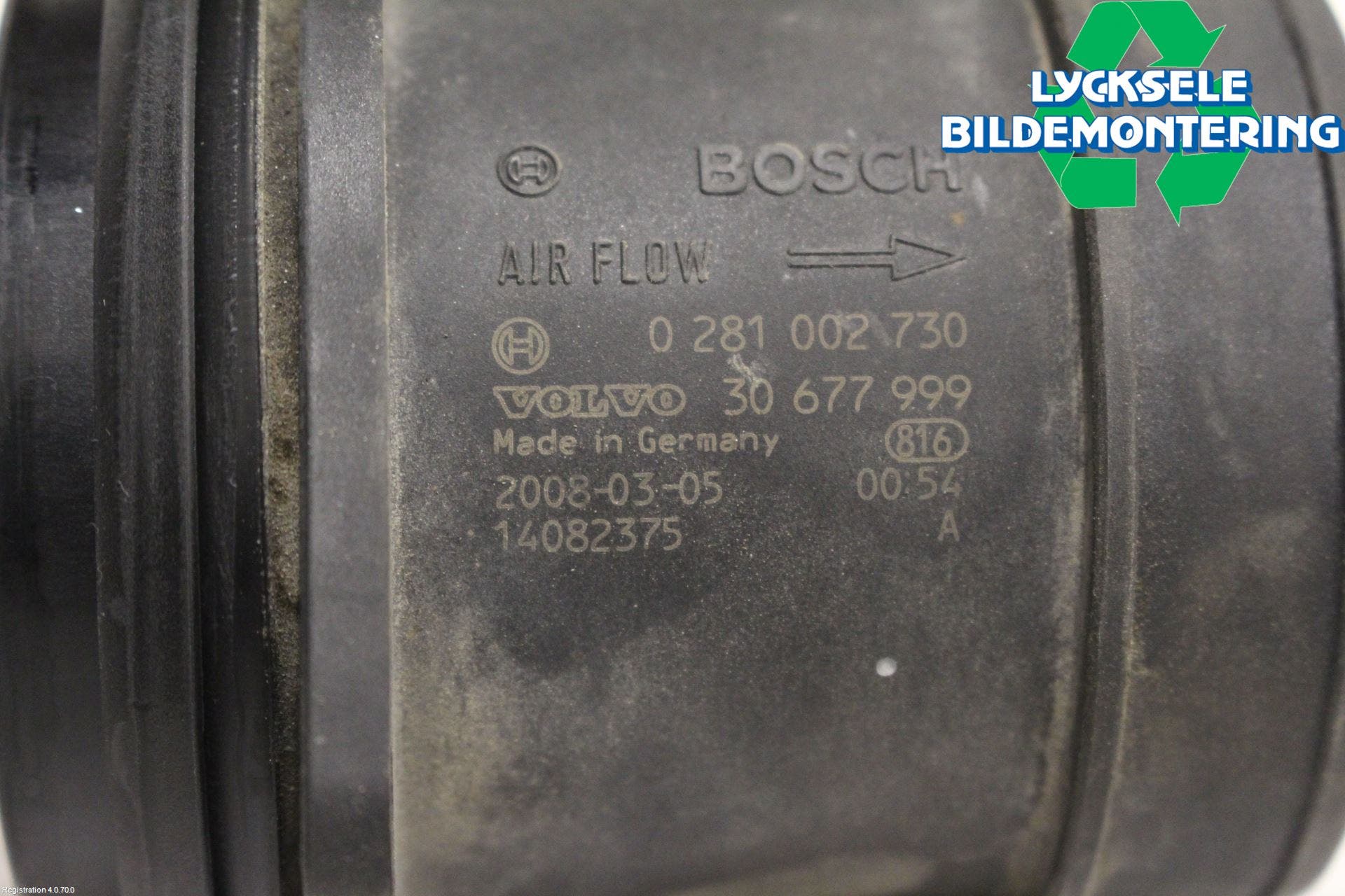 Volvo V70 08-13 Injluftmassamätare