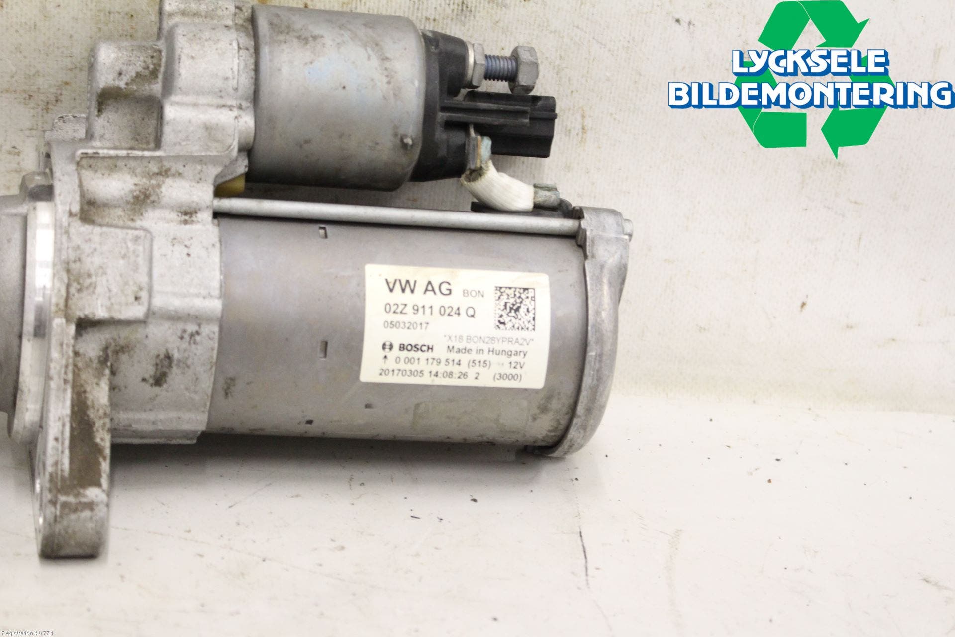 Volkswagen VW GOLF / E-GOLF VII 13-20 Startmotor