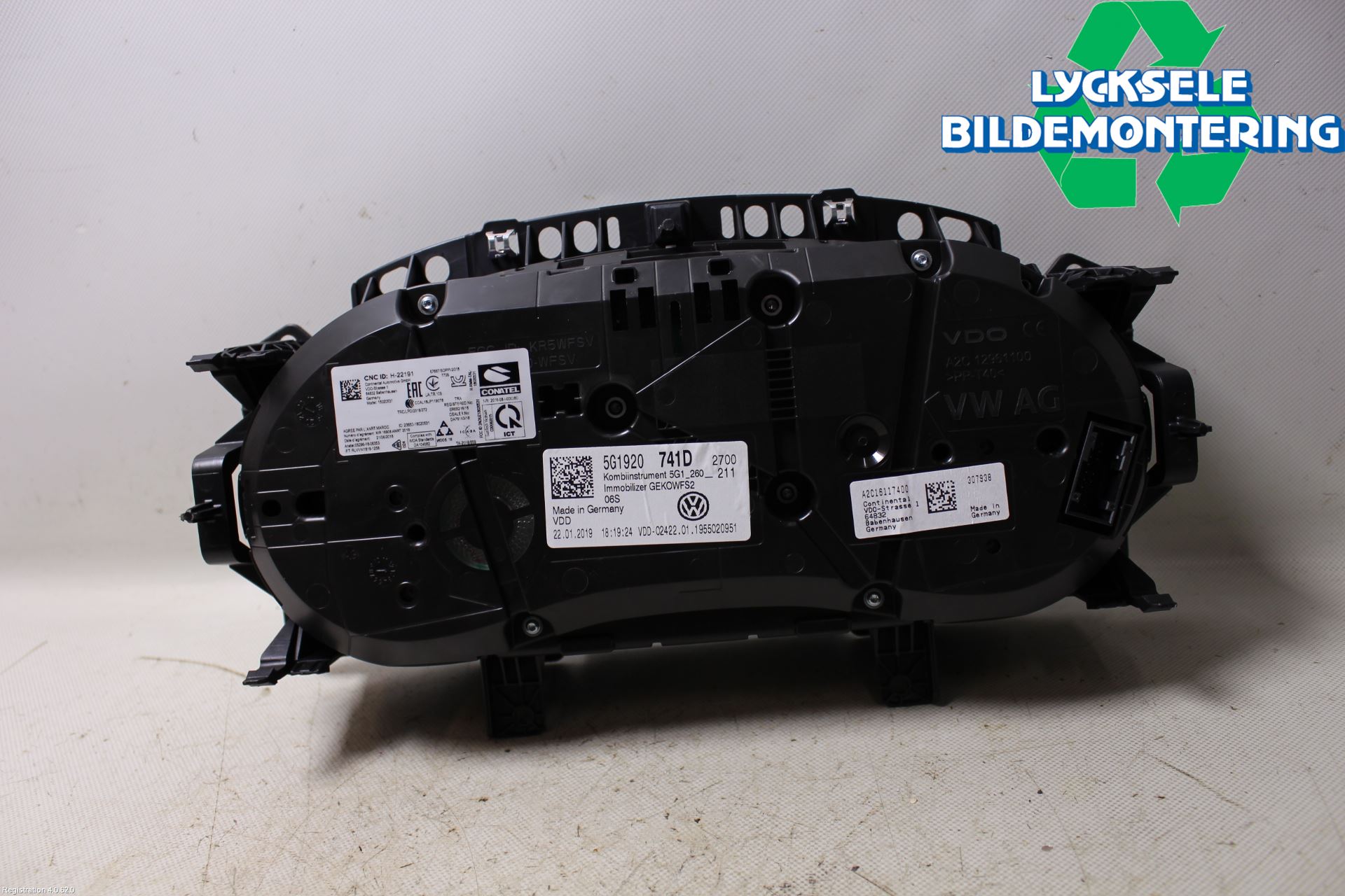 Volkswagen VW GOLF / E-GOLF VII 13-20 Instrument Komb