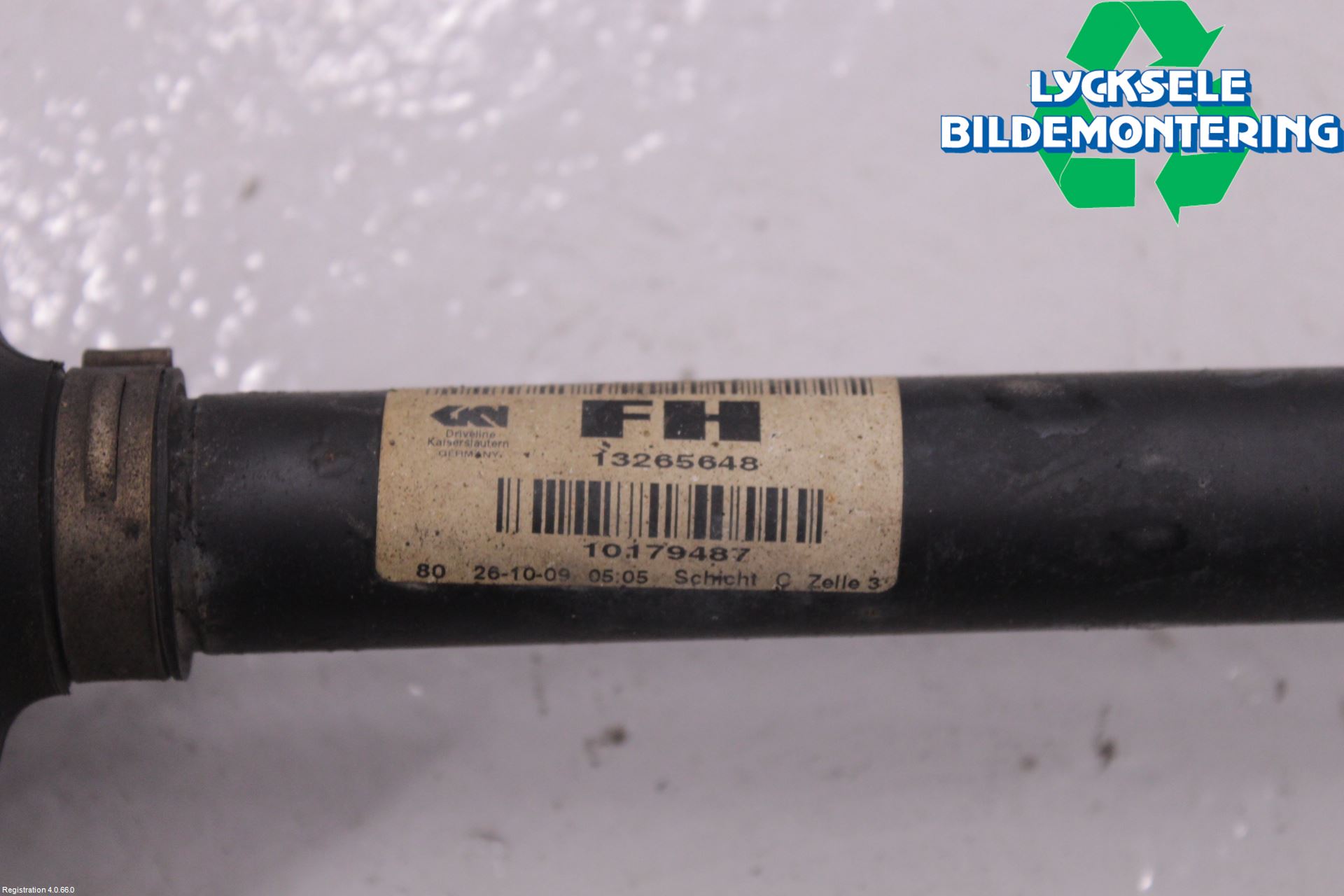 Opel INSIGNIA 09-16 Drivaxel Fram Höger