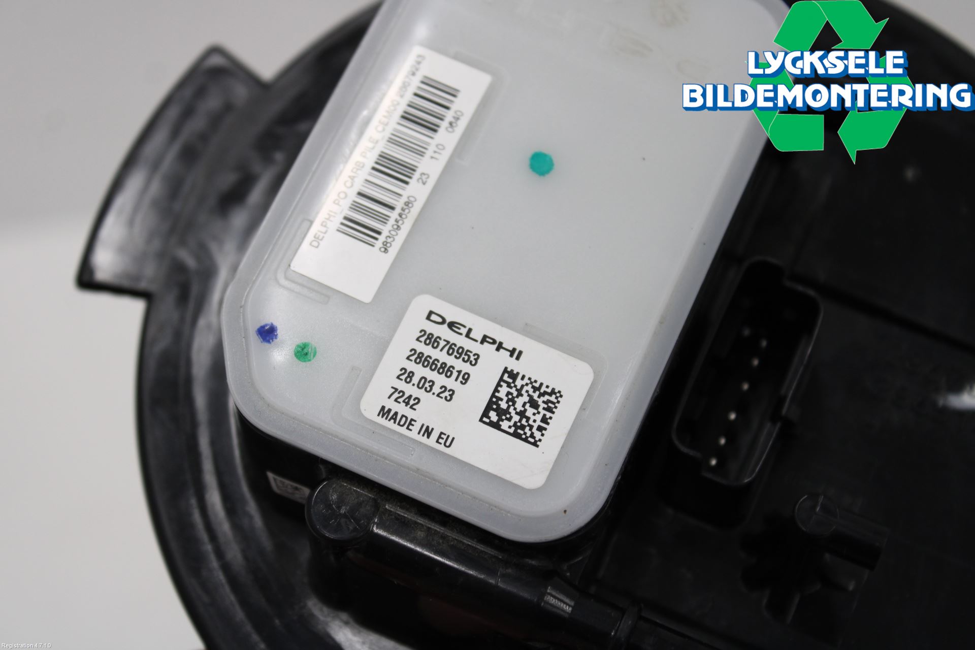 Peugeot 308/E-308 21- Bränslepump El