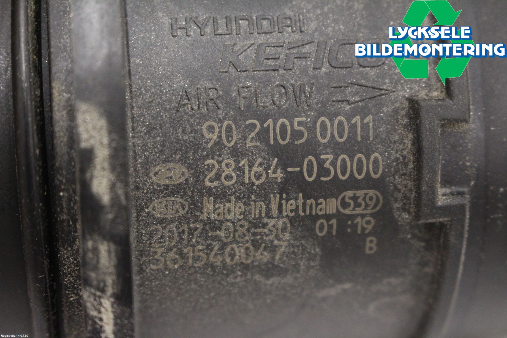 Kia NIRO (DE) 17-22 Injluftmassamätare