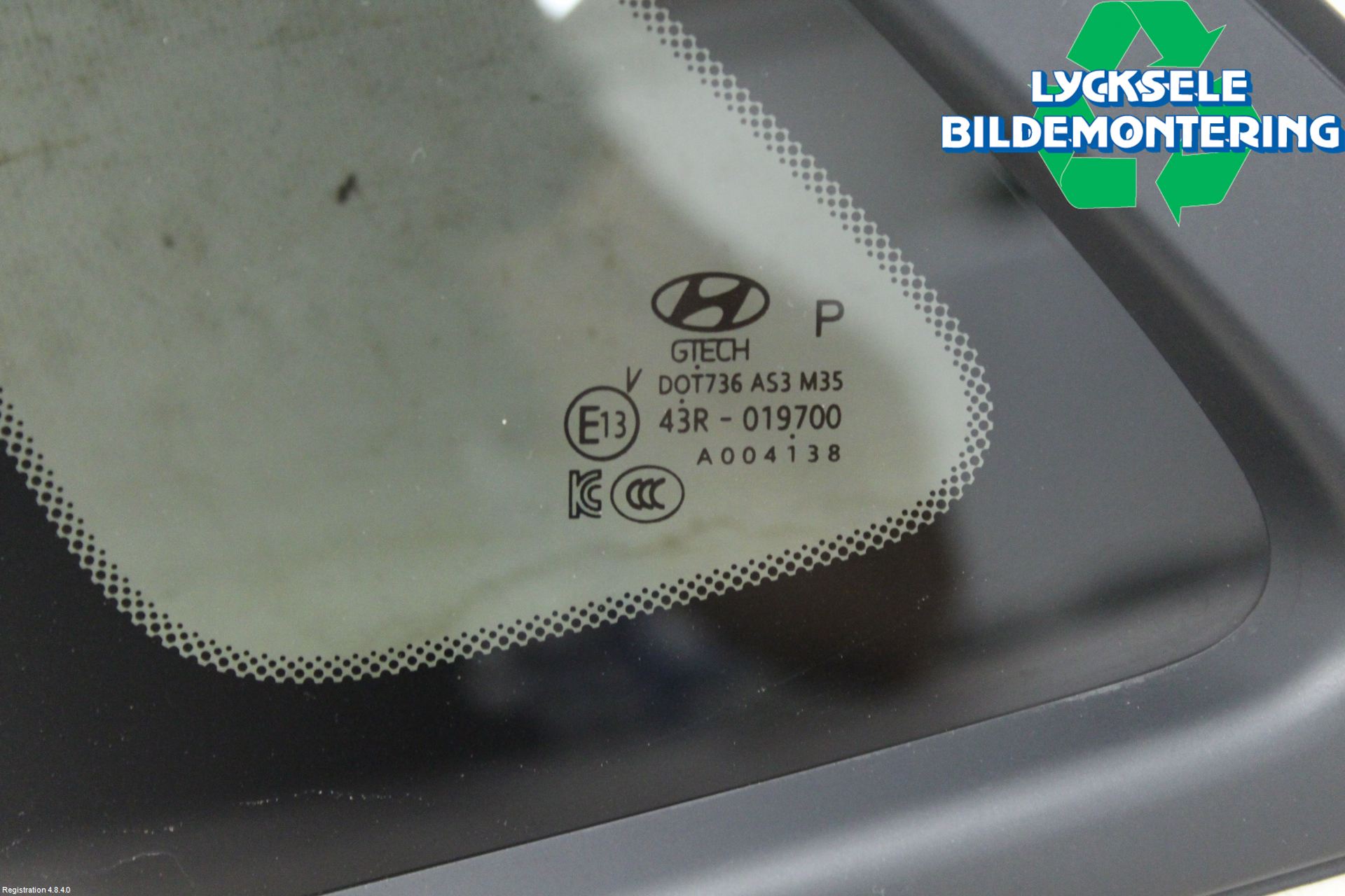 Hyundai KONA/ELECTRIC OS 18-23 Dörruta Bak Lilla Vä
