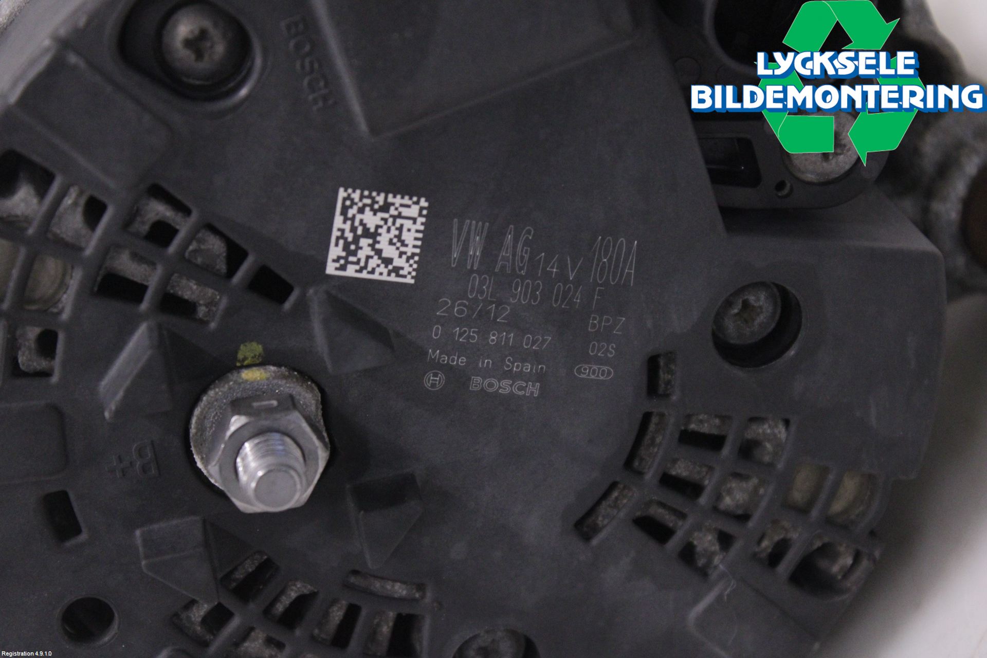 Volkswagen VW PASSAT 11-14 Generator