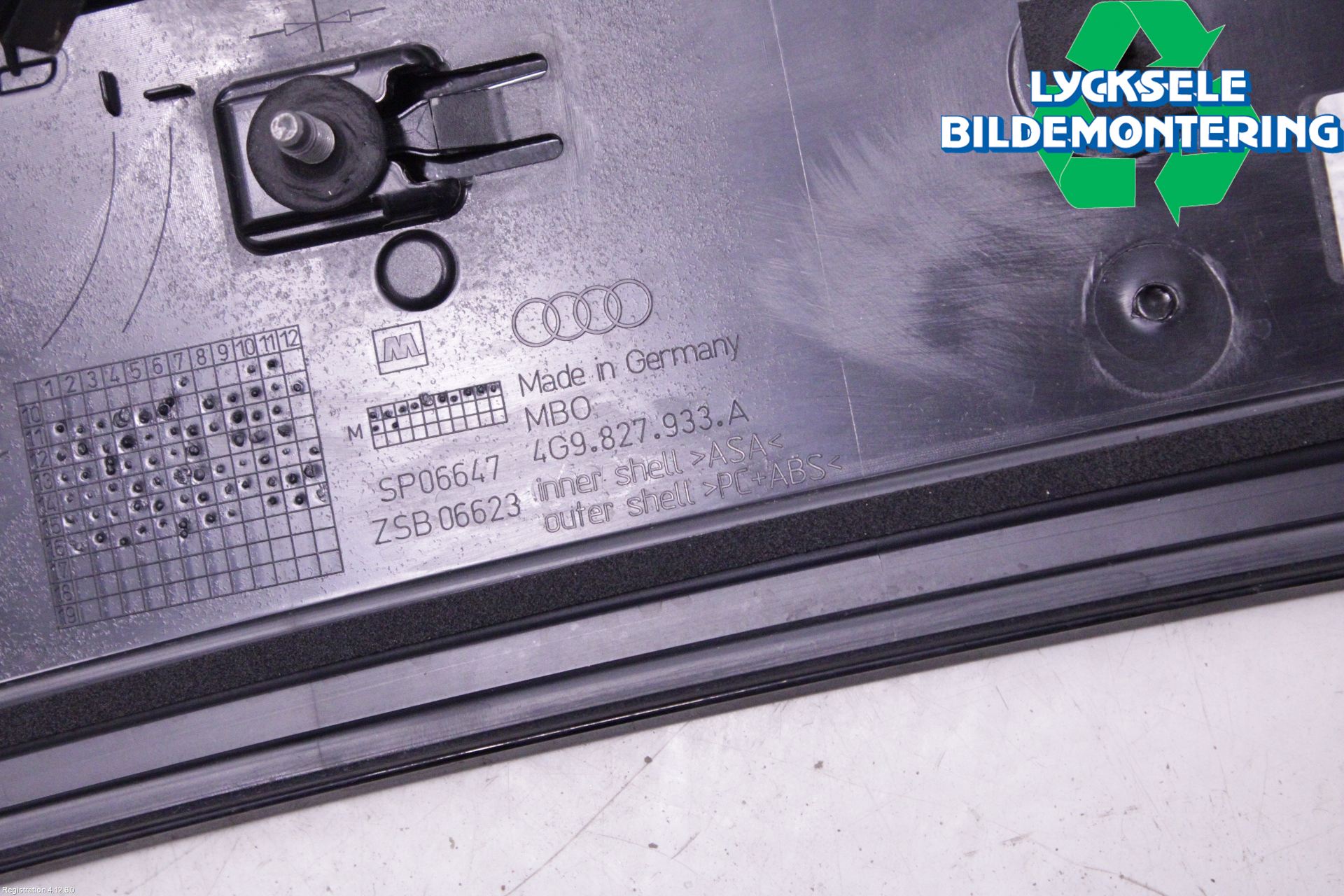 Audi A6/S6 4G 11-18 Spoiler Baklucka