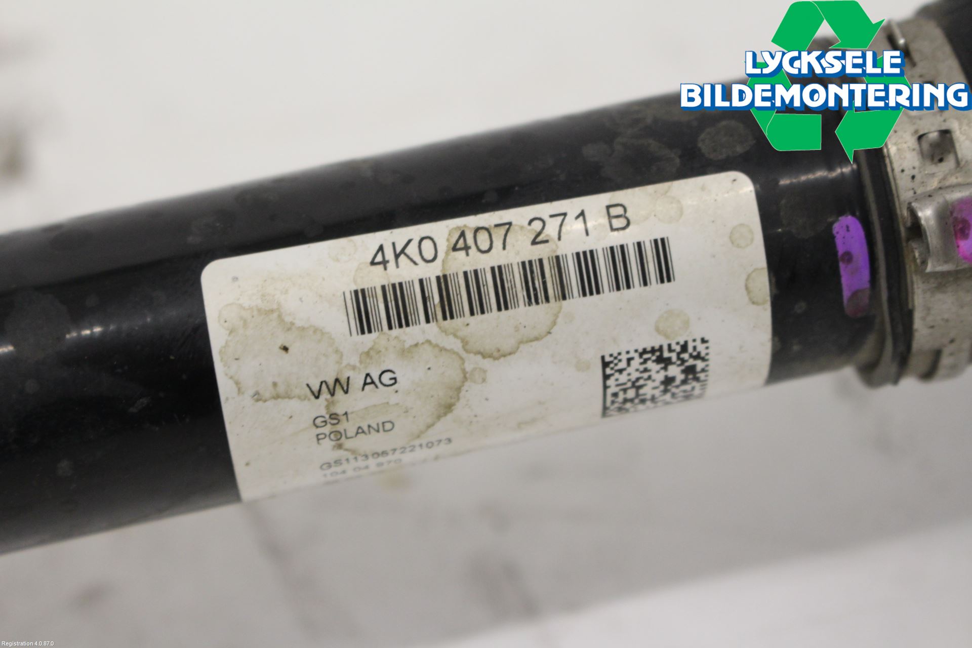 Audi A6 F2/C8 19- Drivaxel Fram Vänster