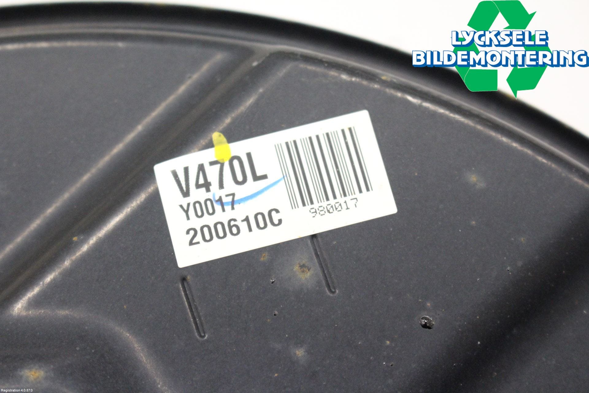 Toyota RAV4 19- Bromssköld Bak