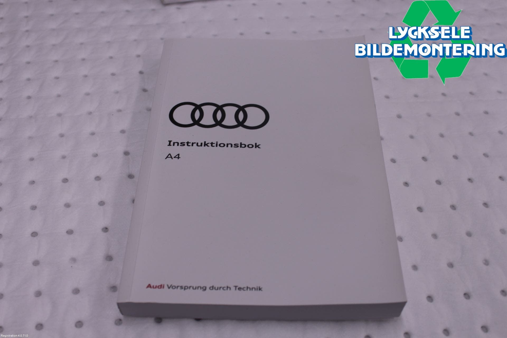 Audi A4/S4 B9 20- Instruktionsbok