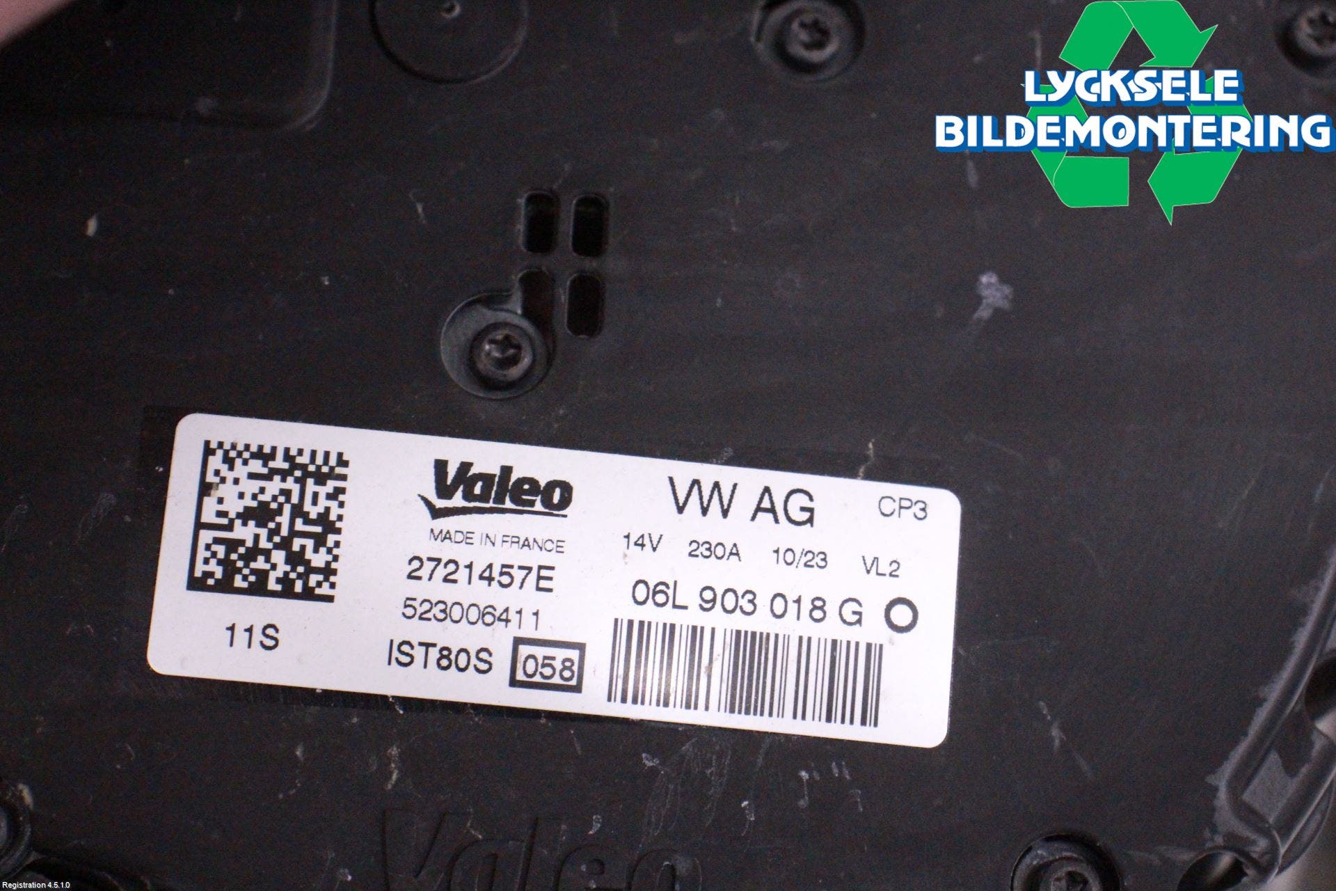 Audi A4/S4 B9 20- Generator