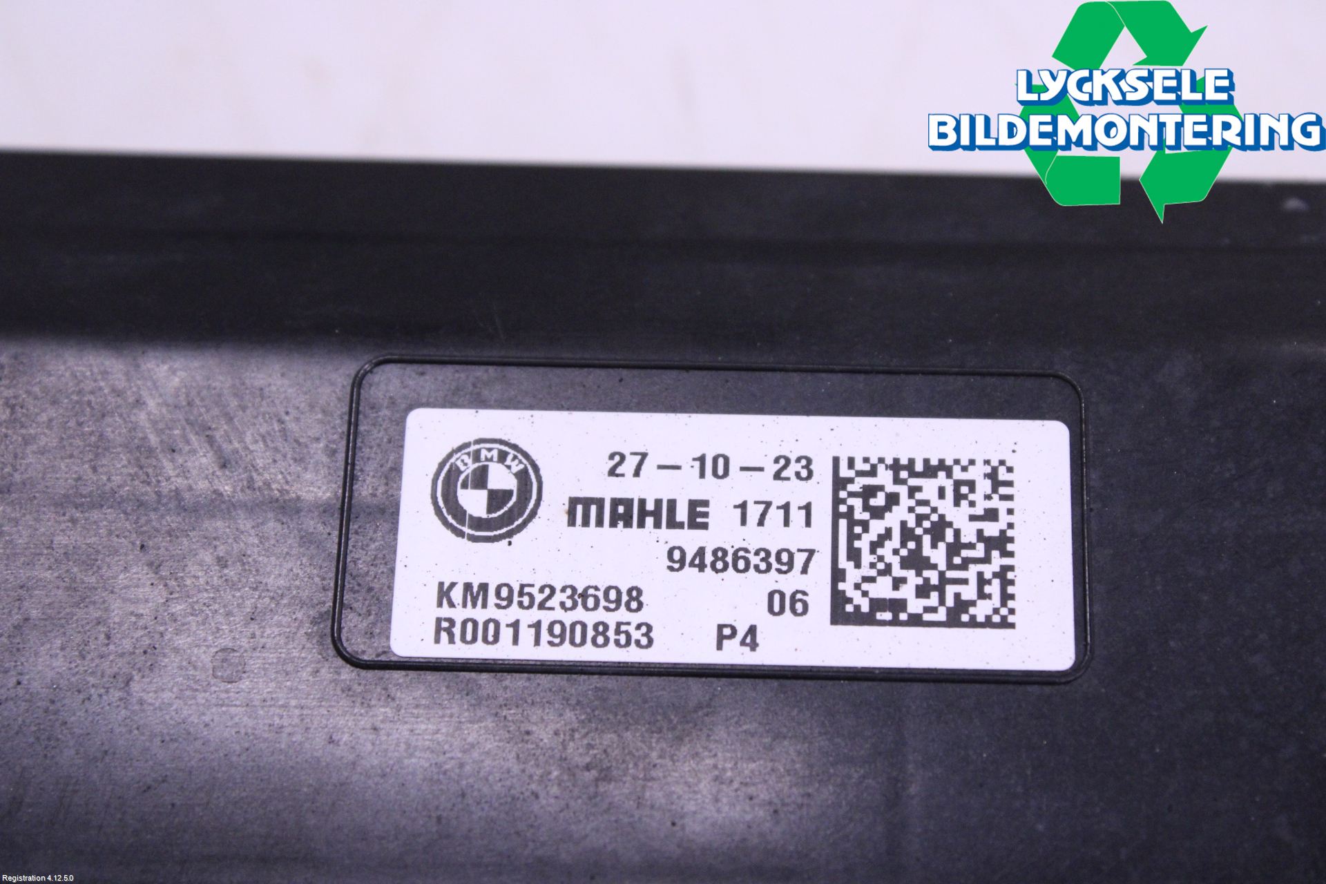 BMW 5 G30/G31/F90 17-23 Kylarfäste-Ram-Balk