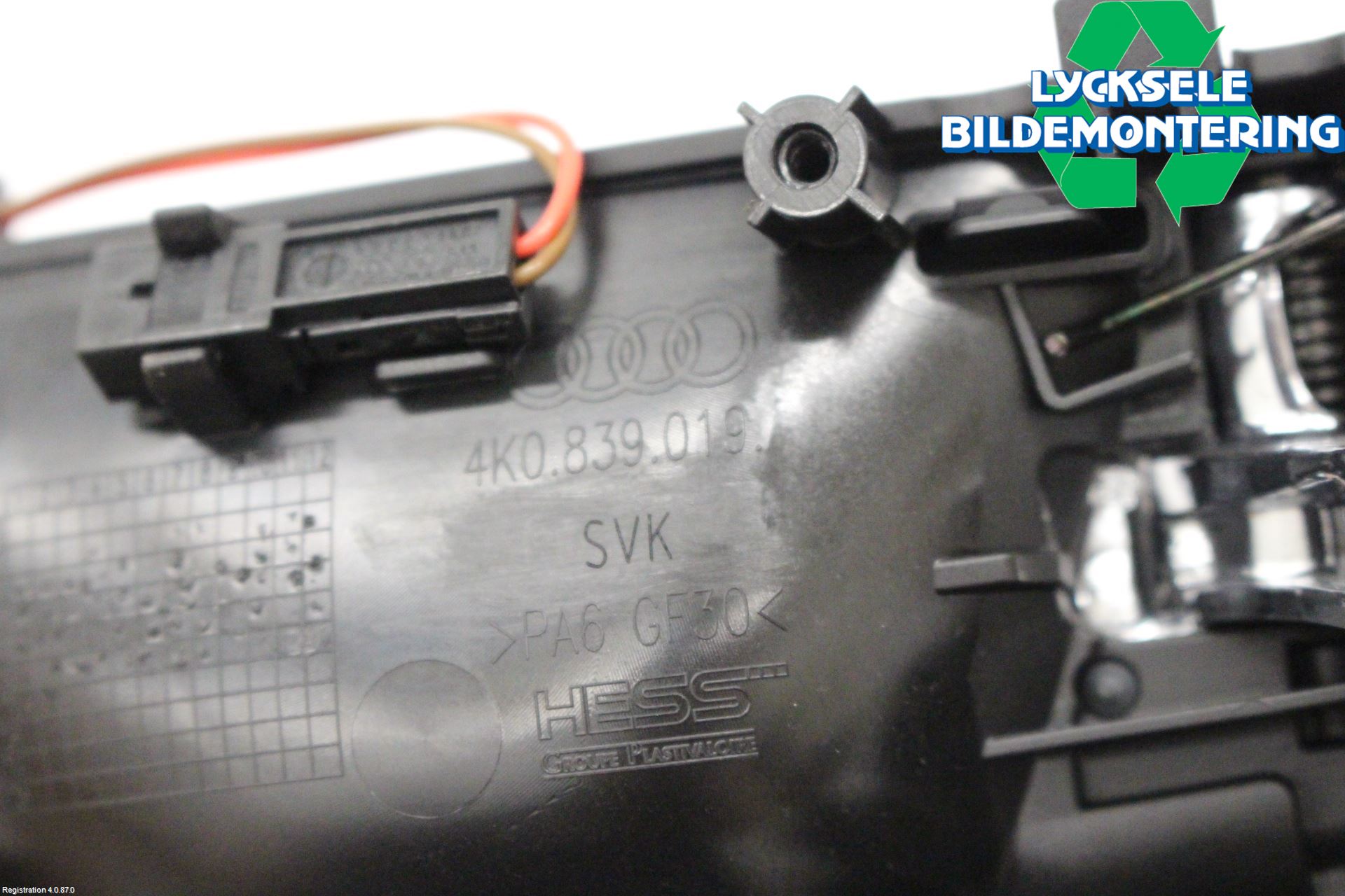 Audi A6 F2/C8 19- Dörrhandtag Inre Vä