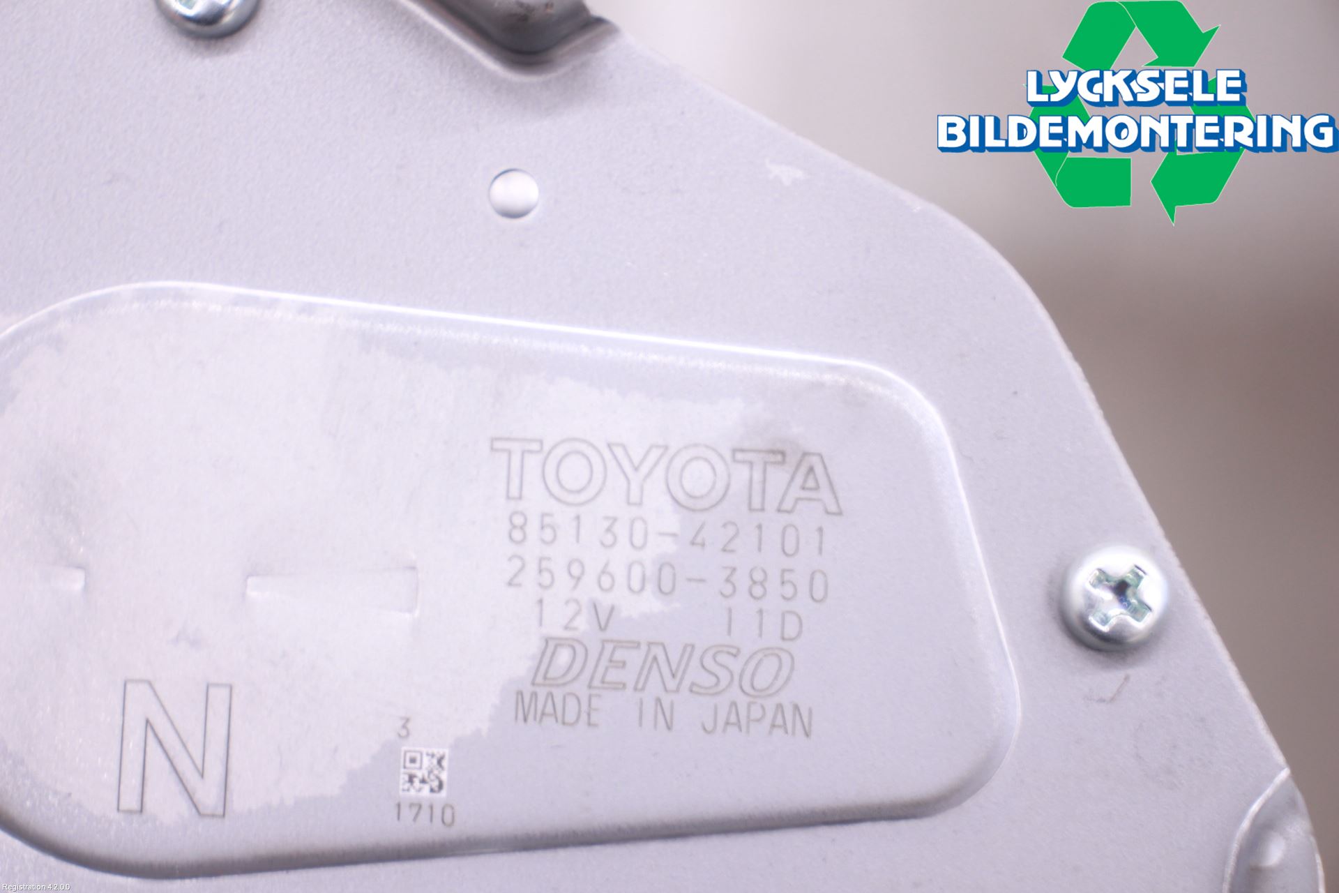 Toyota RAV4 19- Torkarmotor Baklucka